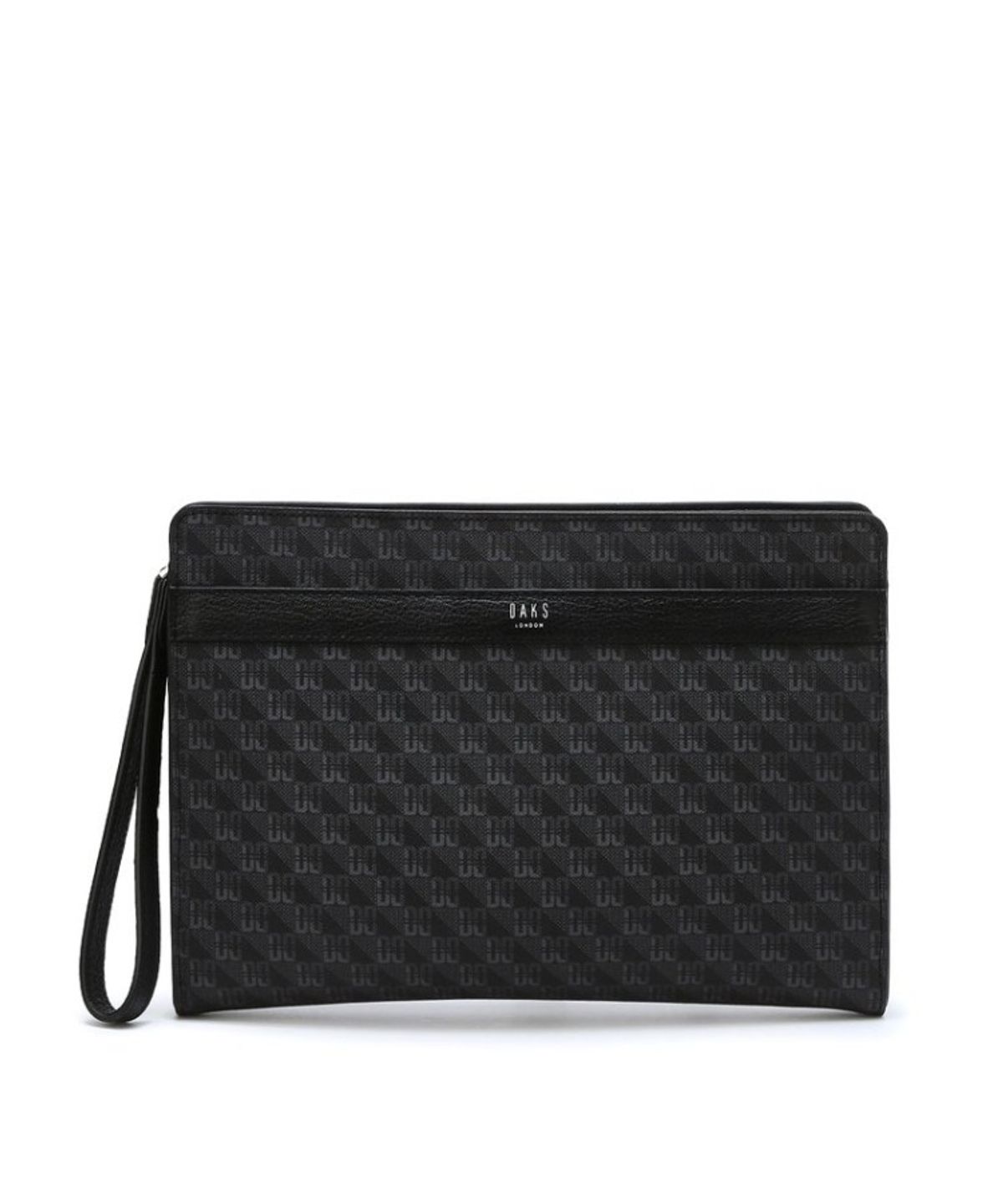 닥스 남성 액세서리(DAKS MEN'S ACCESSORIES) 블랙 DD 패턴 PVC_DBBA6E034BK