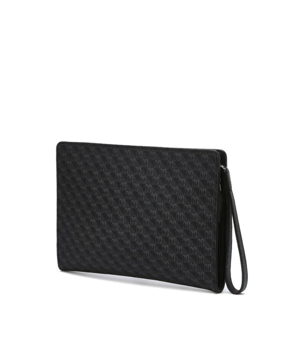 닥스 남성 액세서리(DAKS MEN'S ACCESSORIES) 블랙 DD 패턴 PVC_DBBA6E034BK