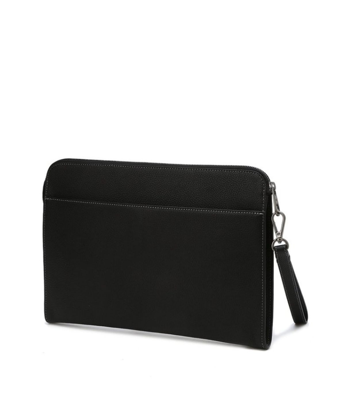 닥스 남성 액세서리(DAKS MEN'S ACCESSORIES) 블랙 그리드패턴 소가죽_DBBA6E269BK