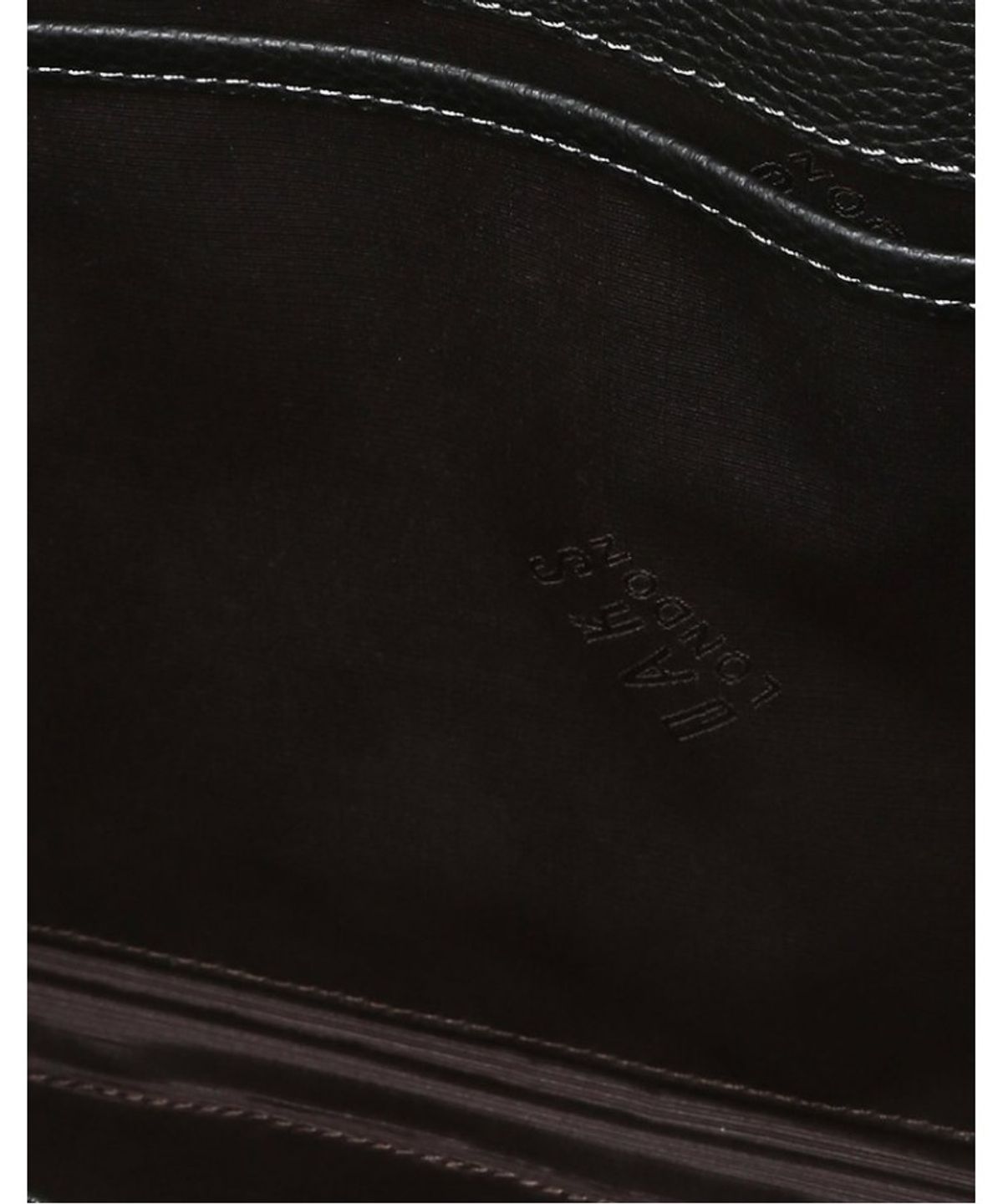 닥스 남성 액세서리(DAKS MEN'S ACCESSORIES) 블랙 그리드패턴 소가죽_DBBA6E269BK