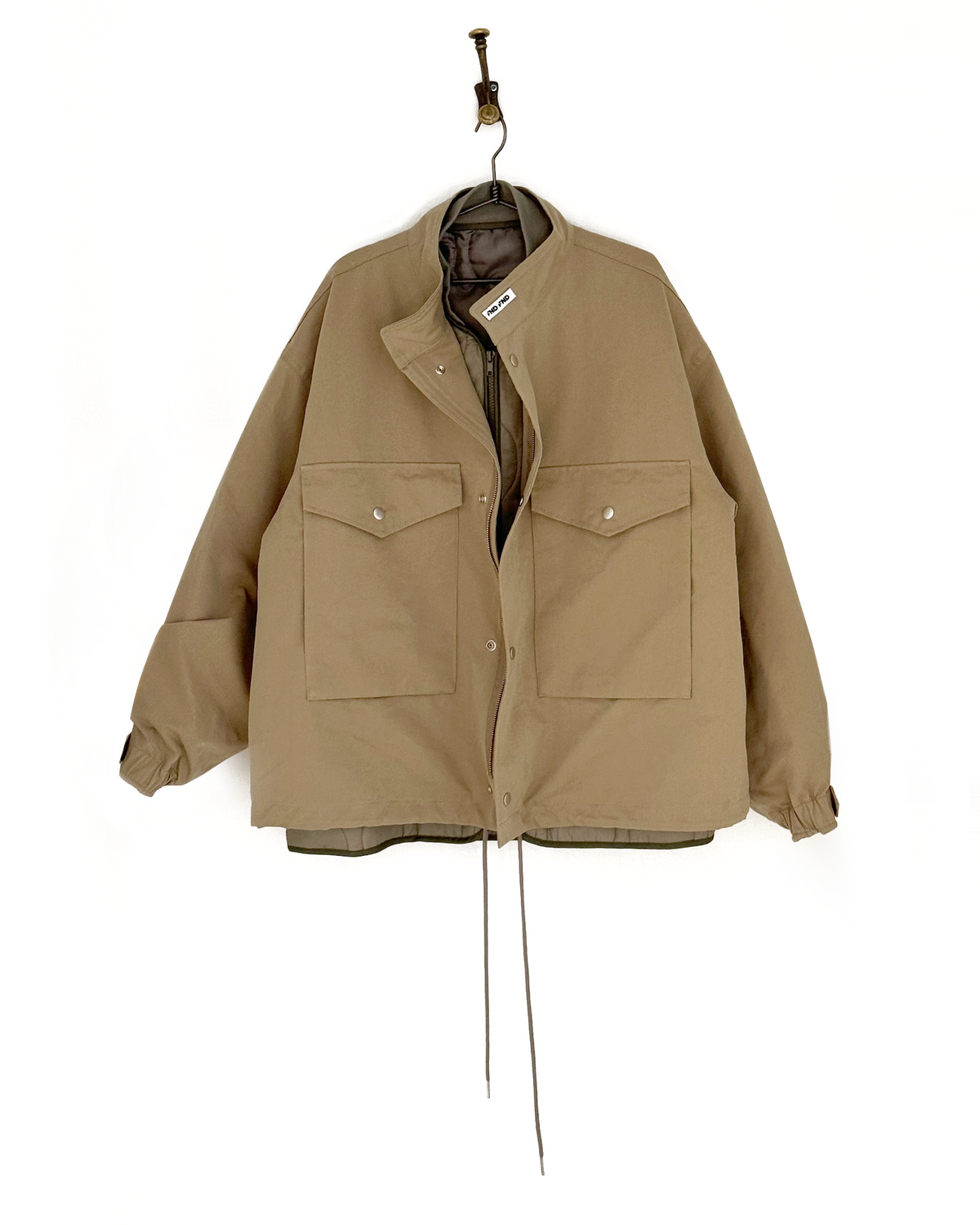 픈드픈드(FNDFND) Overfit field jumper + quilting inner SET