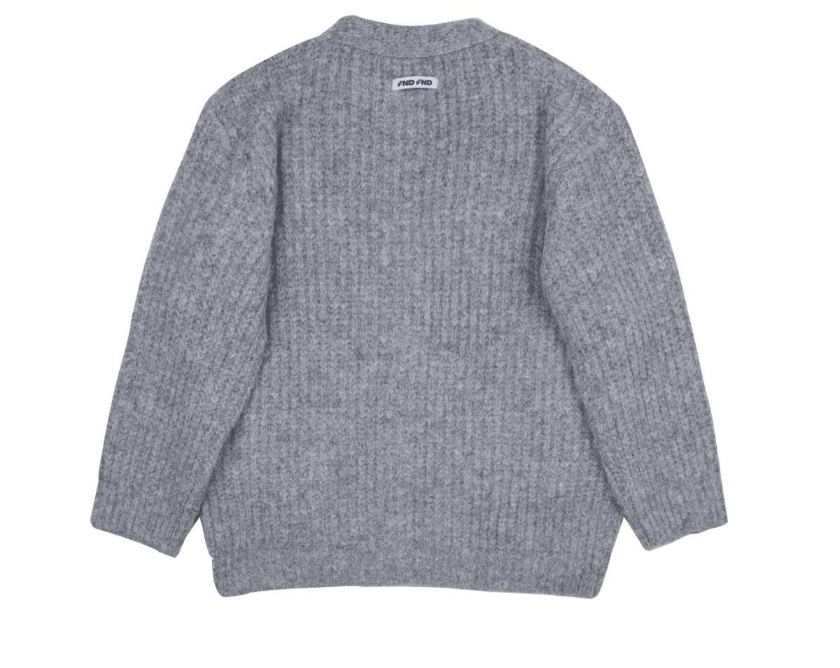 픈드픈드(FNDFND) Color boxy cardigan