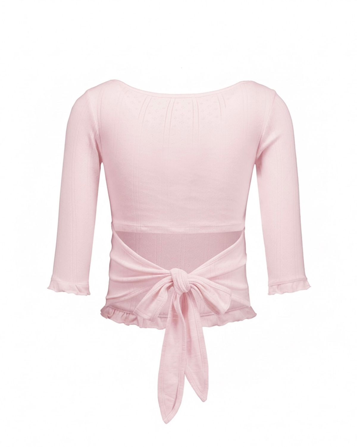 포어링(FORUSRING) Blossom back-ribbon top (pink)