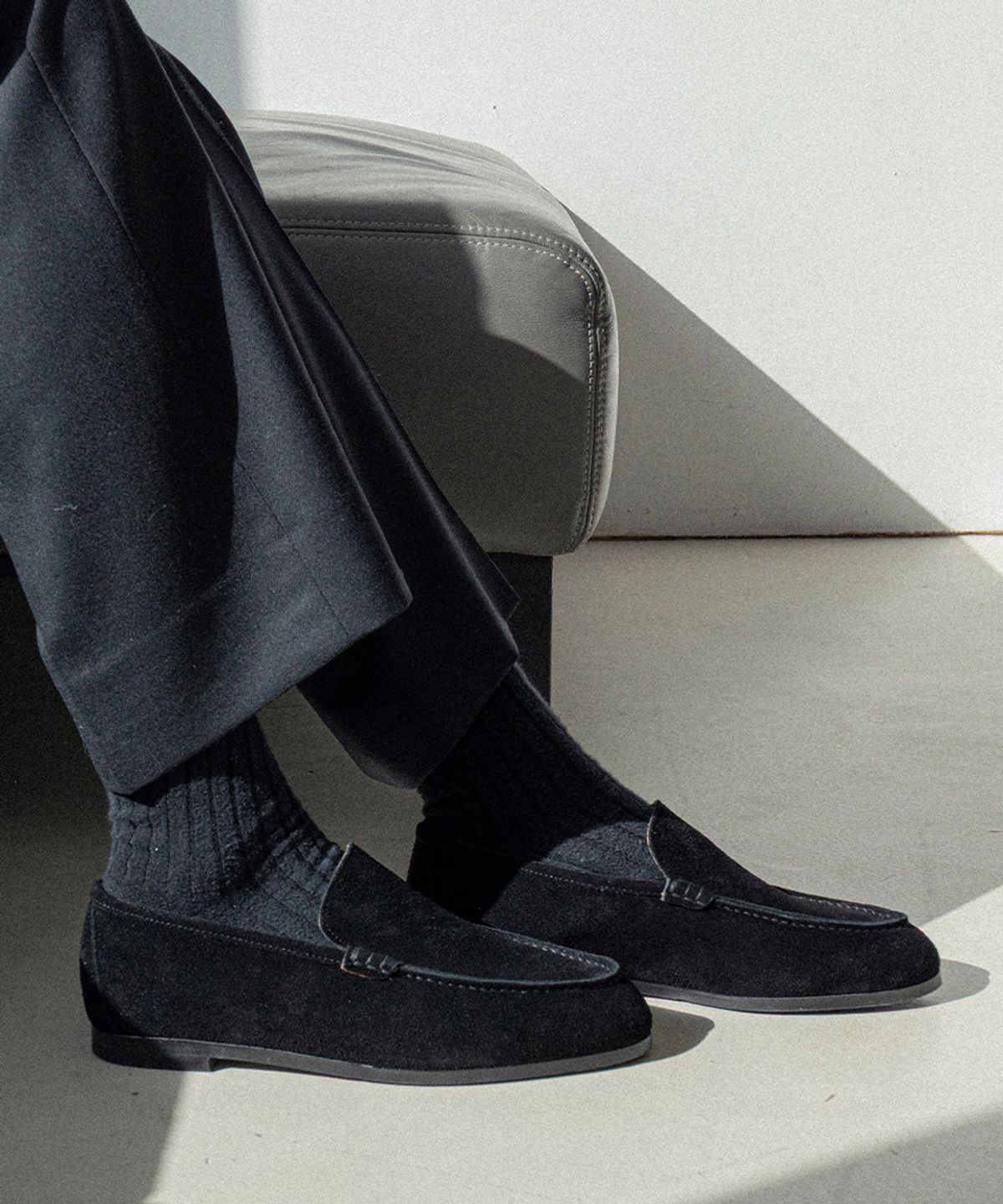 올클래식(ALLCLASSIC) ALC3410 시메르 로퍼_black suede