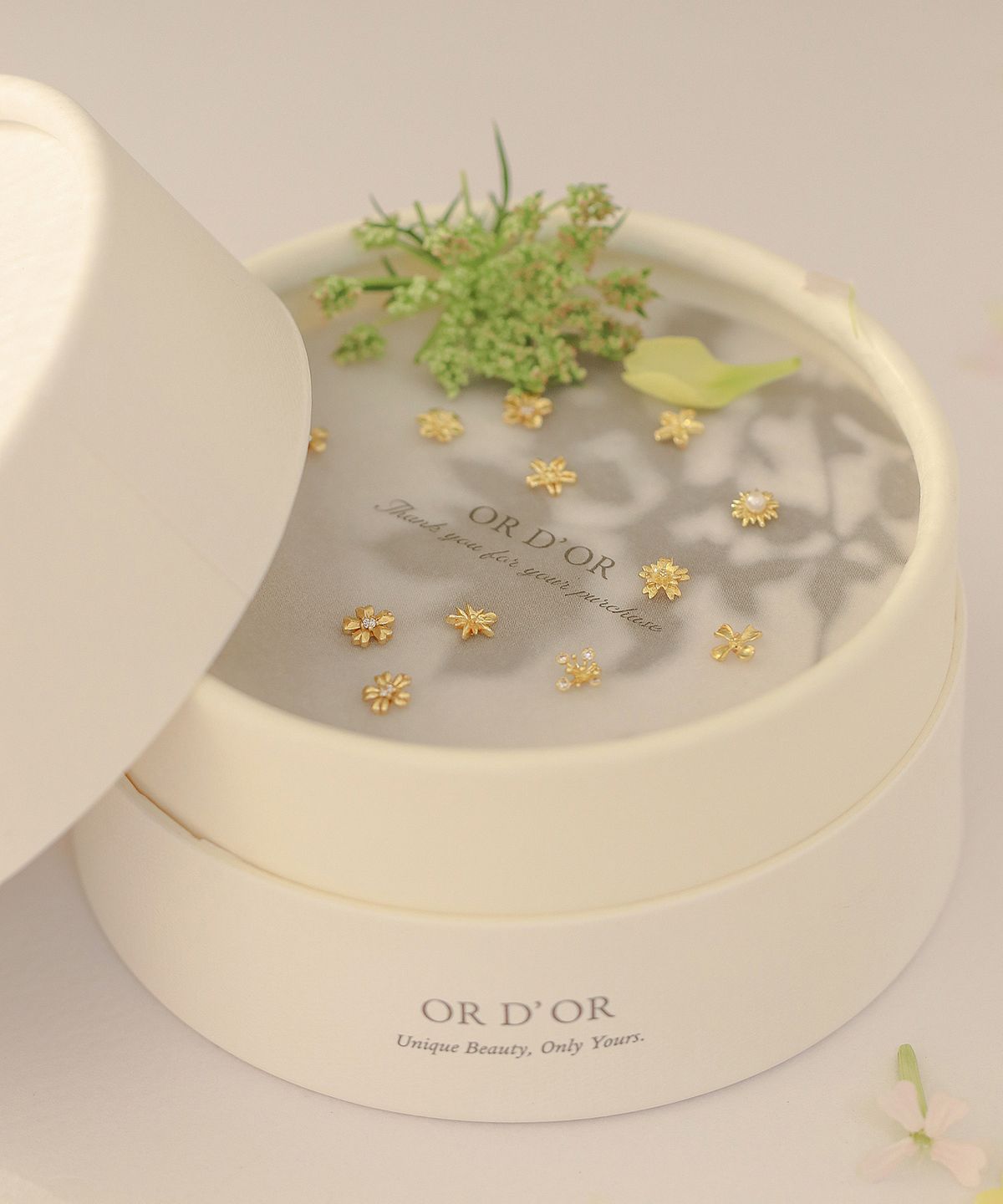 오르디오르(ORDOR) [14K] Birth Flower Earrings