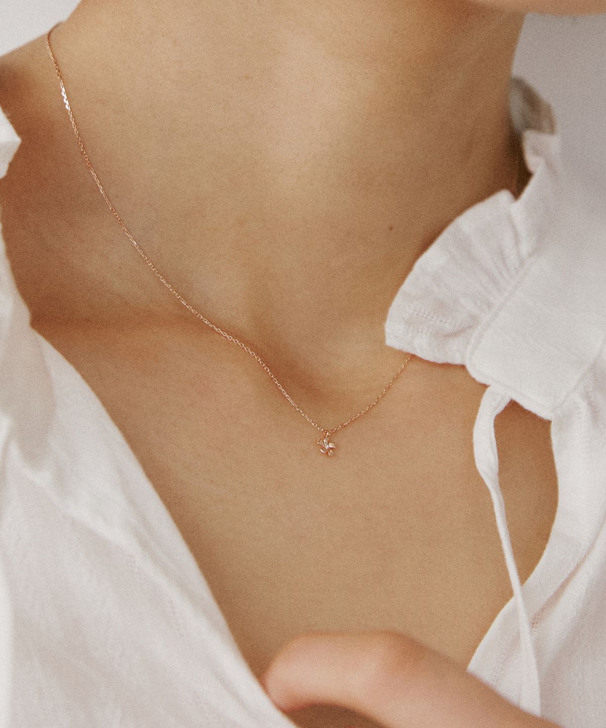 오르디오르(ORDOR) [14K] Birth Flower Necklace
