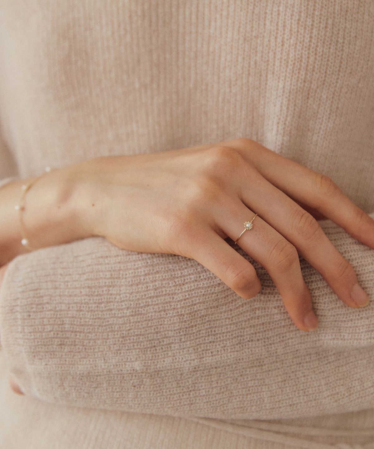 오르디오르(ORDOR) [14K] Birth Flower Ring
