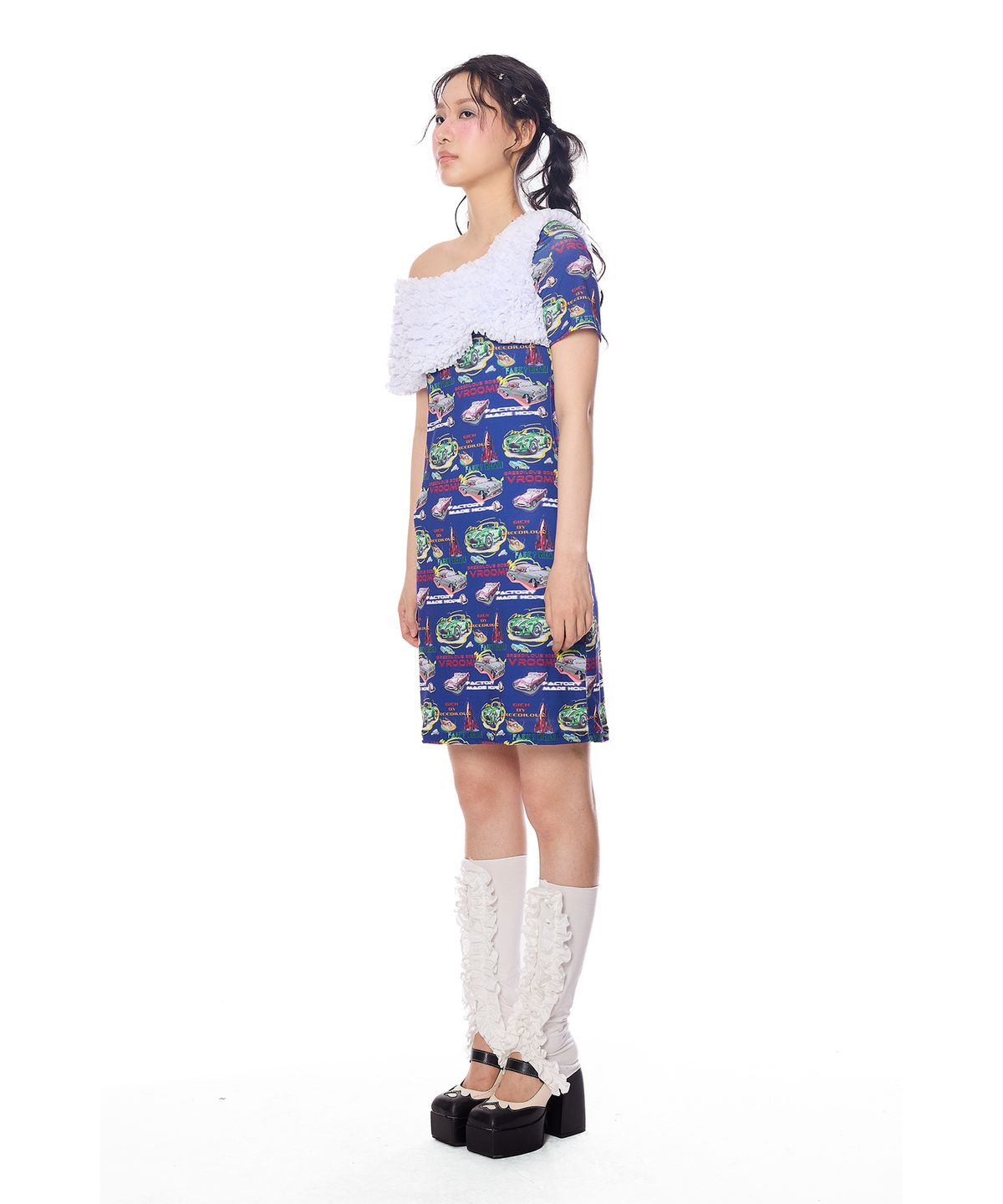 그리디어스(GREEDILOUS) Racing Club Ruffle Onepiece