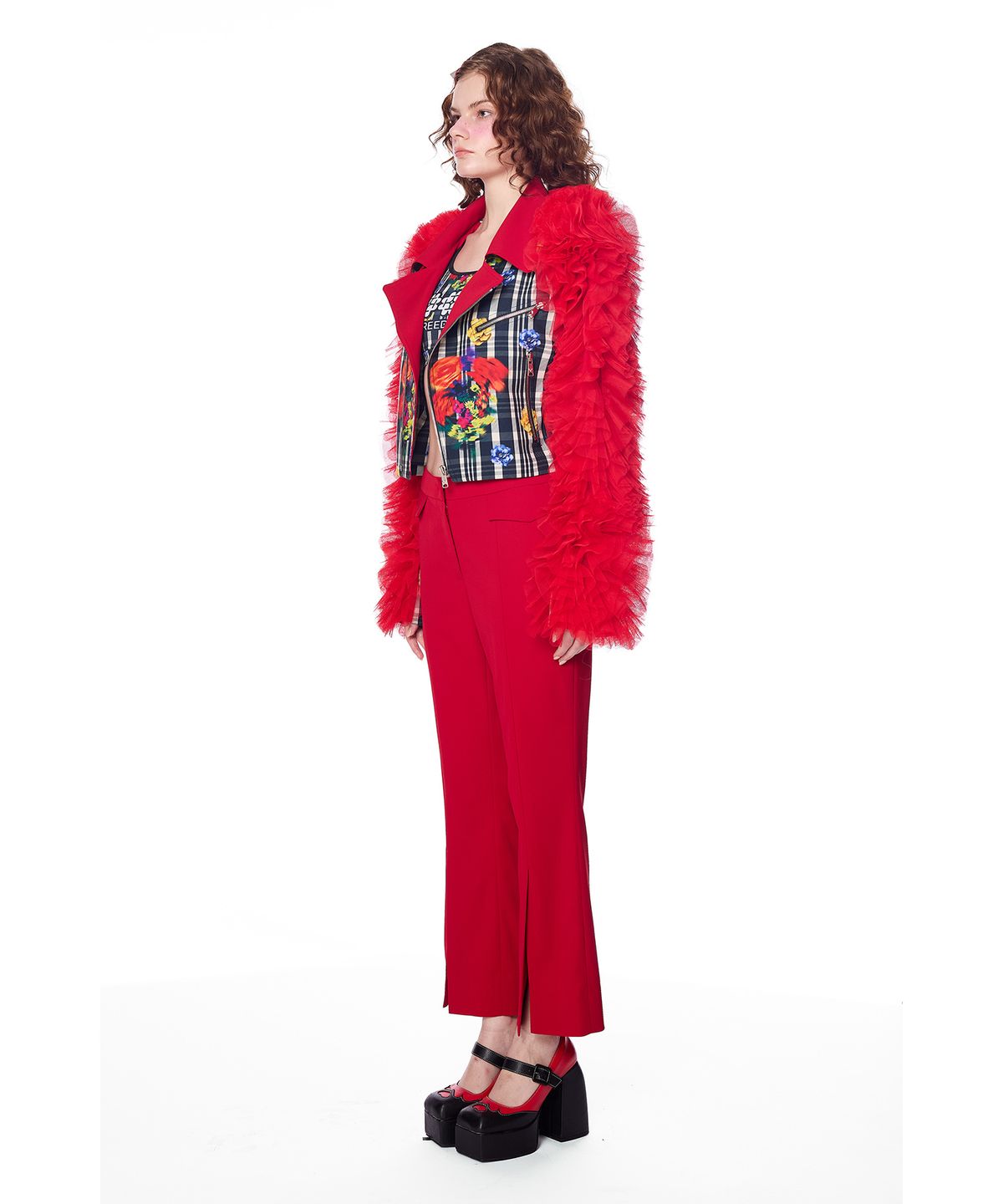 그리디어스(GREEDILOUS) Slit Pants