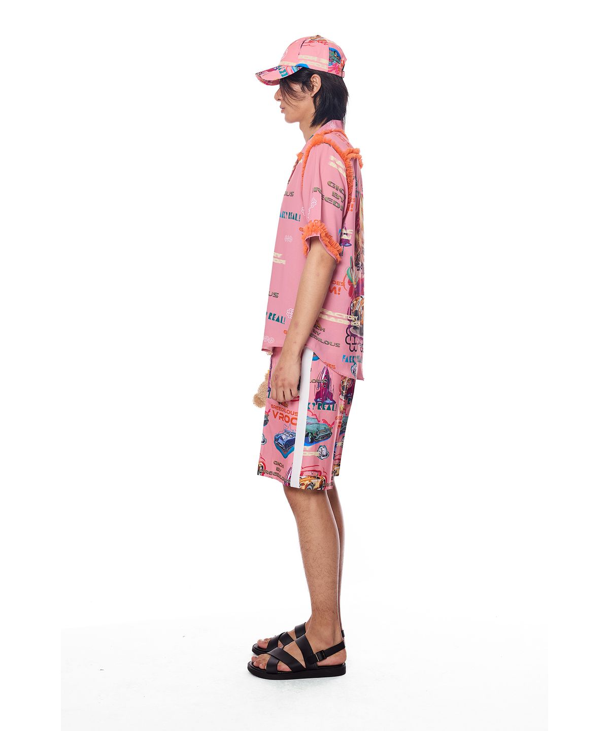 그리디어스(GREEDILOUS) YH Baby Racing Short Sleeve Collar Shirt