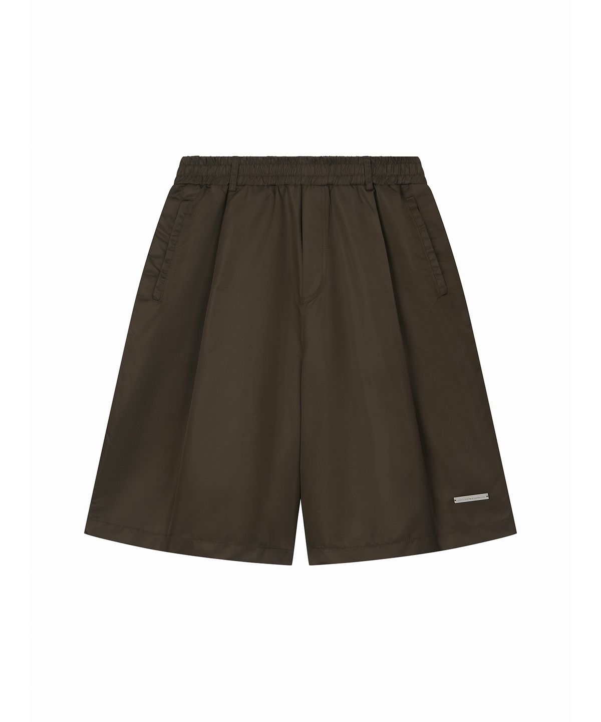 레코딩하우스(RECORDINGHOUSE) REC NYLON HALF PANTS [KHAKI]