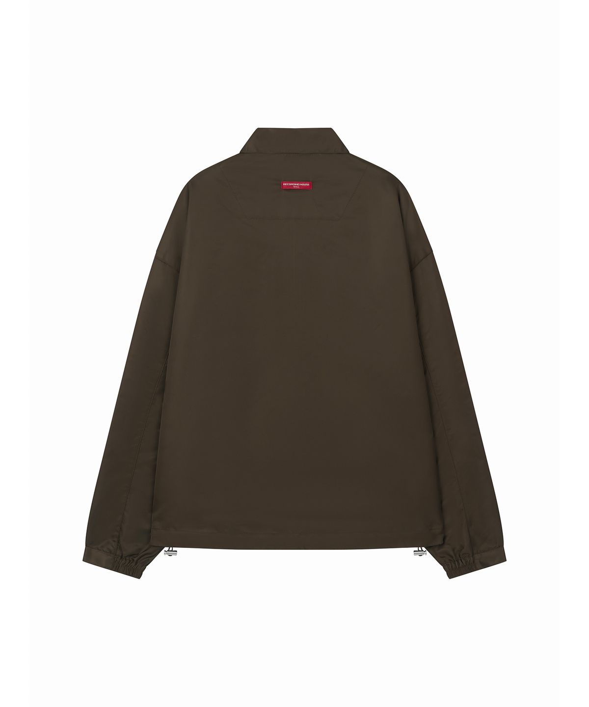 레코딩하우스(RECORDINGHOUSE) REC NYLON HALF ZIP-UP [KHAKI]