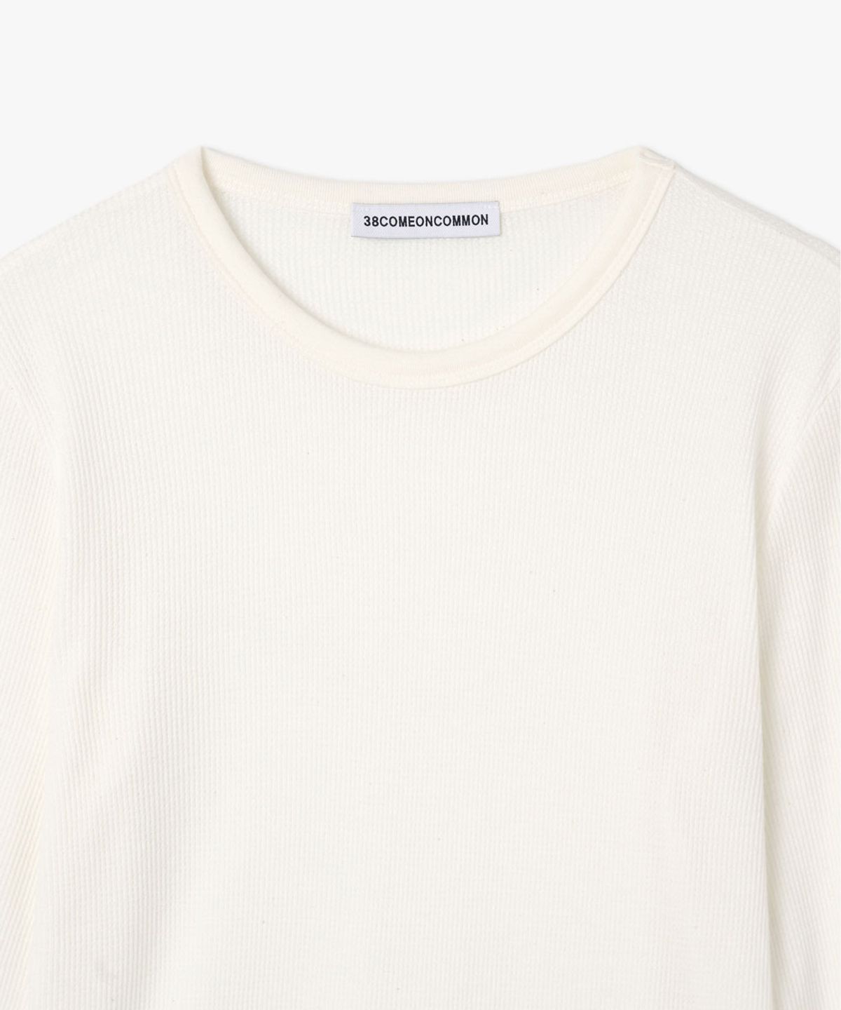 38컴온커먼(38COMEONCOMMON) Waffle Slim Long Sleeve (Cloud)