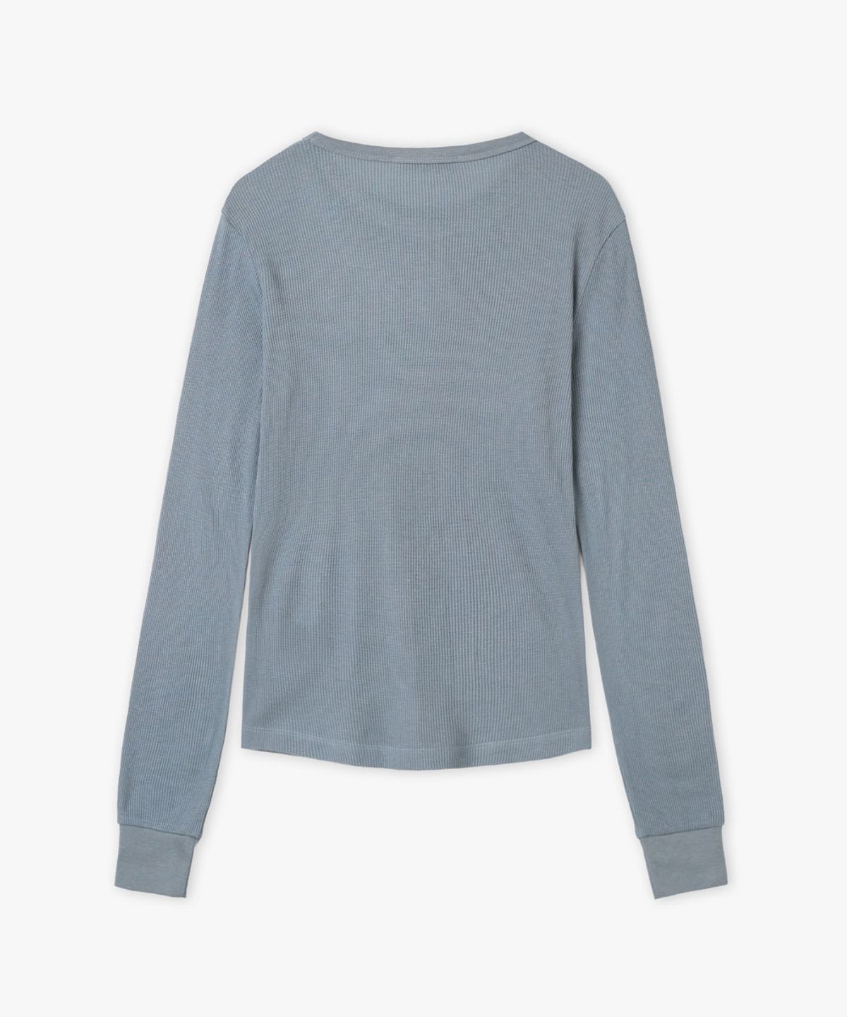 38컴온커먼(38COMEONCOMMON) Waffle Slim Long Sleeve (Powder Blue)
