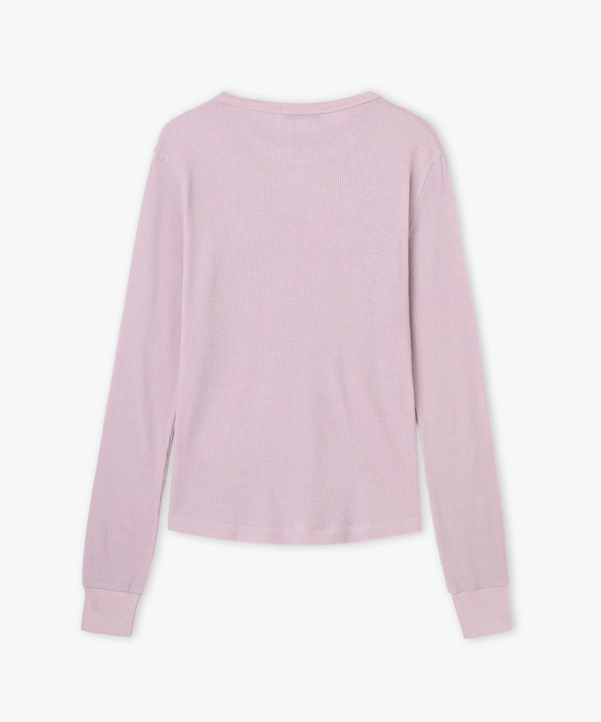 38컴온커먼(38COMEONCOMMON) Waffle Slim Long Sleeve (Powder Pink)