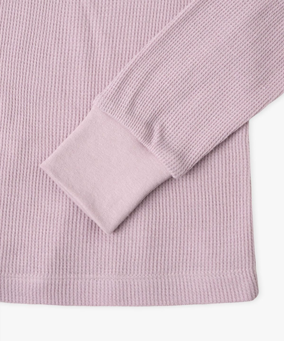 38컴온커먼(38COMEONCOMMON) Waffle Slim Long Sleeve (Powder Pink)