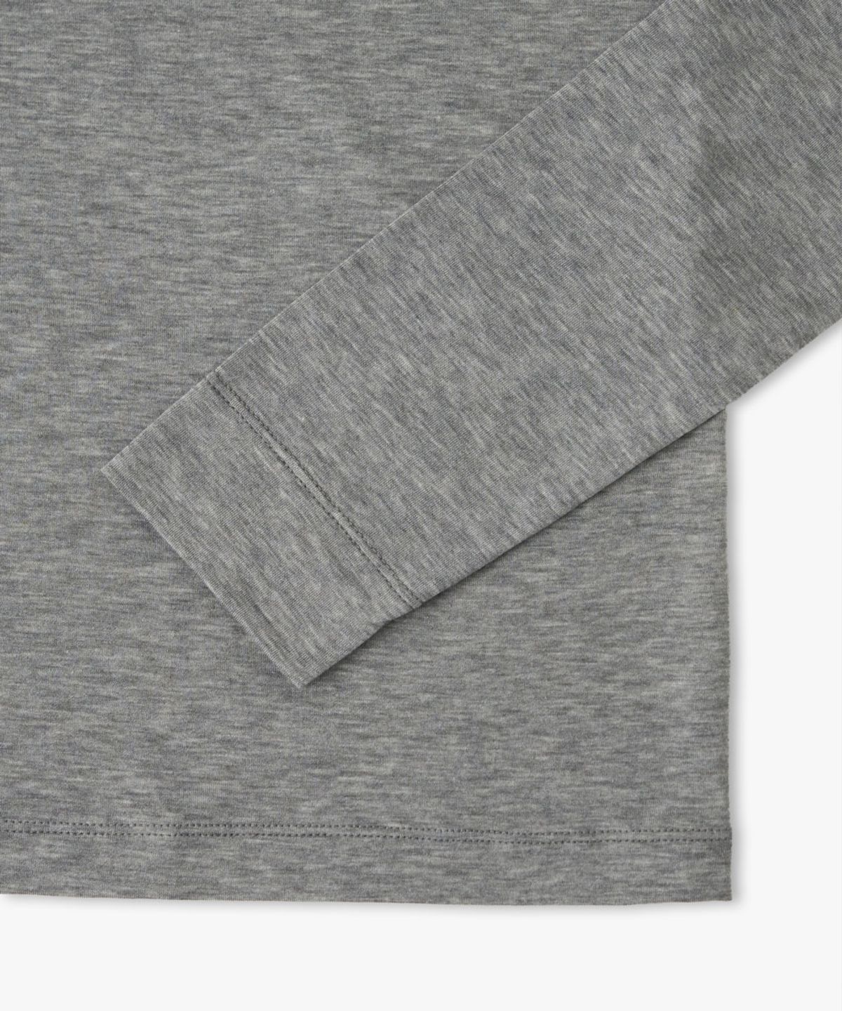 38컴온커먼(38COMEONCOMMON) Sheer Touch Slim Long Sleeve (Melange Gray)