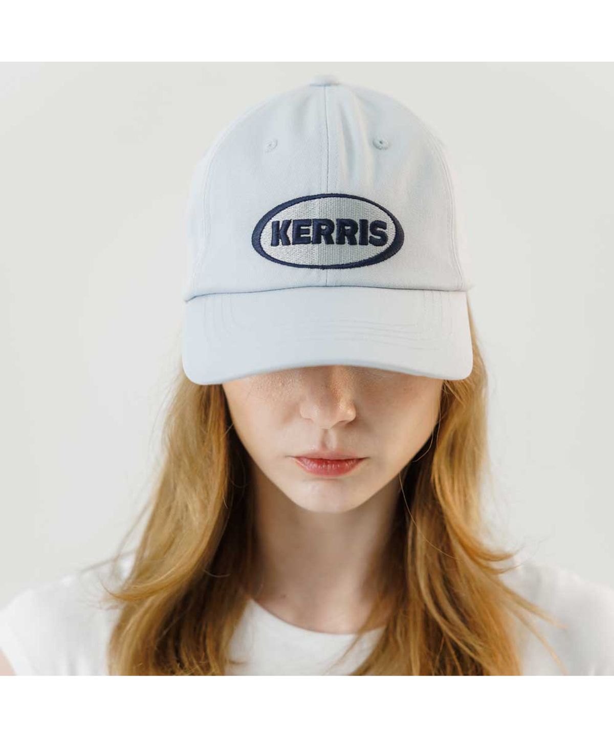 케리스(KERRIS) KERRIS 코튼 로고 볼캡 (블루)