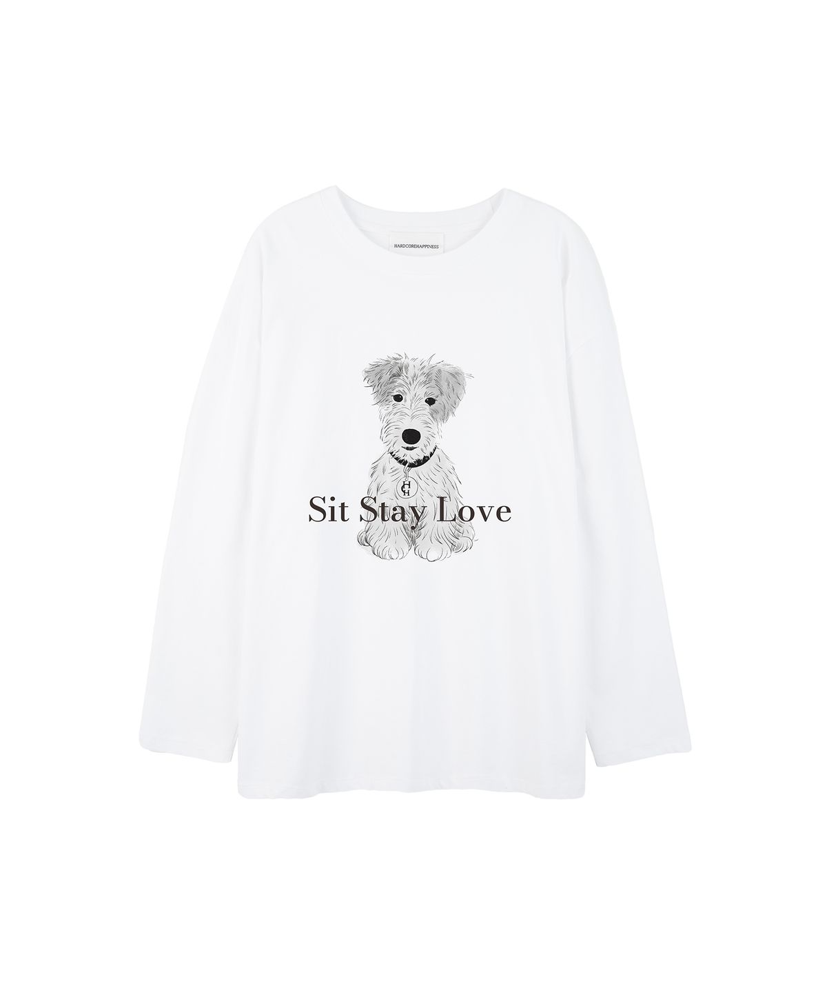 하드코어 해피니스(HARDCORE HAPPINESS) (L)SIT STAY LOVE 롱슬리브