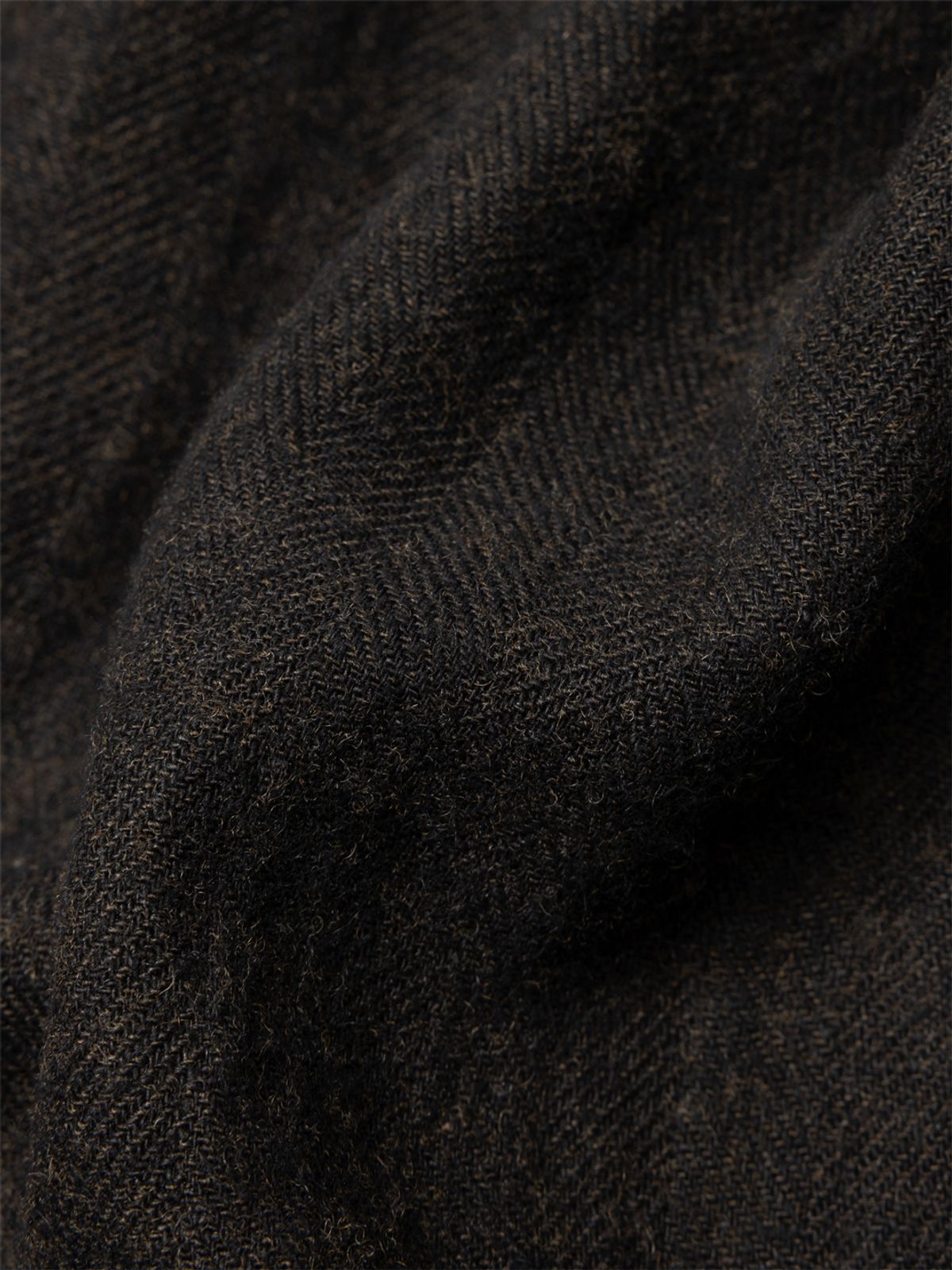 아틀리에 델디오(ATELIER DELDIO) 울 린넨 헤링본 블루종 (INK BLACK)