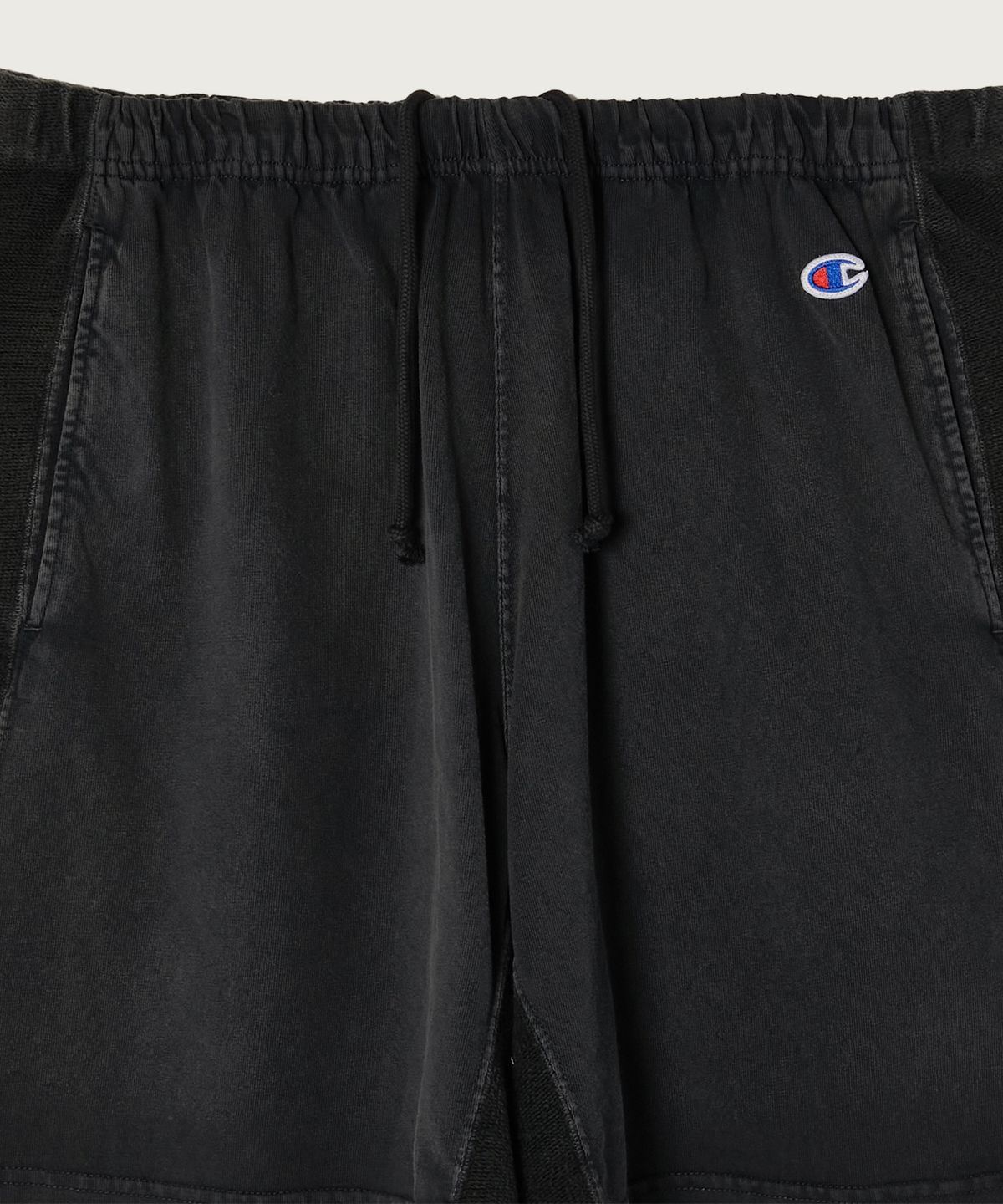 챔피온(CHAMPION) 챔피온 X 엔할리우드 사이드 테리 스웨트 쇼츠 Off Black
