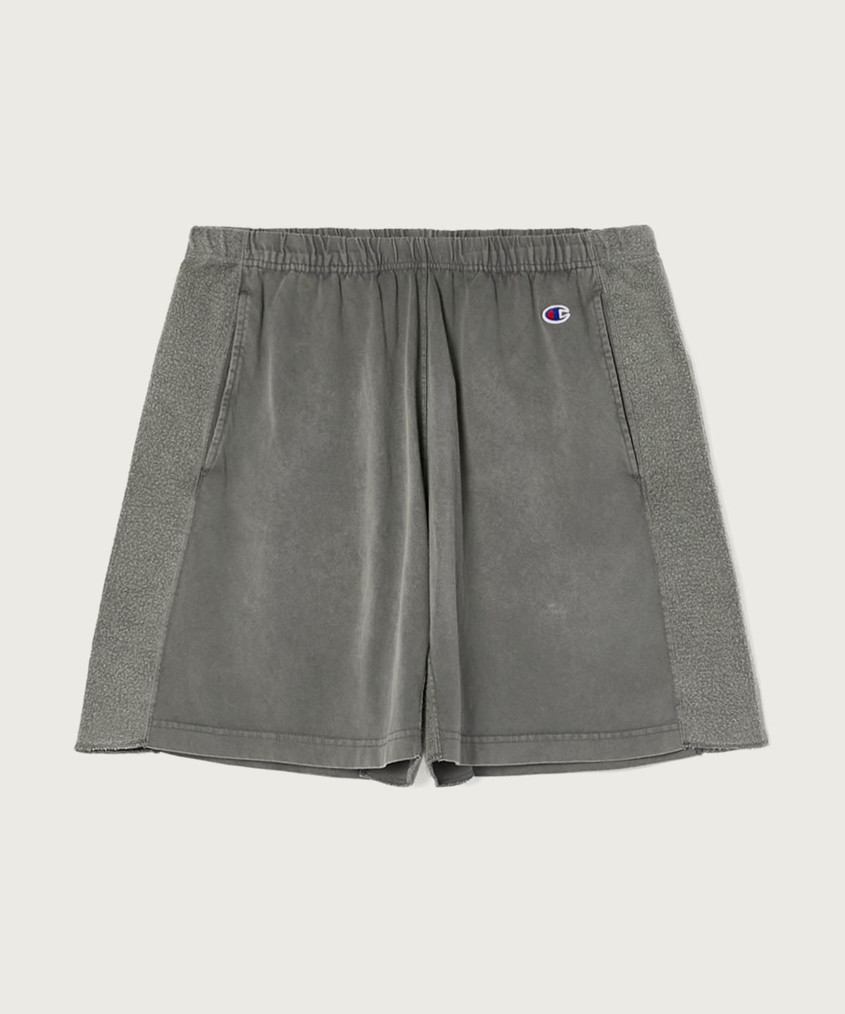 챔피온(CHAMPION) 챔피온 X 엔할리우드 사이드 테리 스웨트 쇼츠 Dark Grey