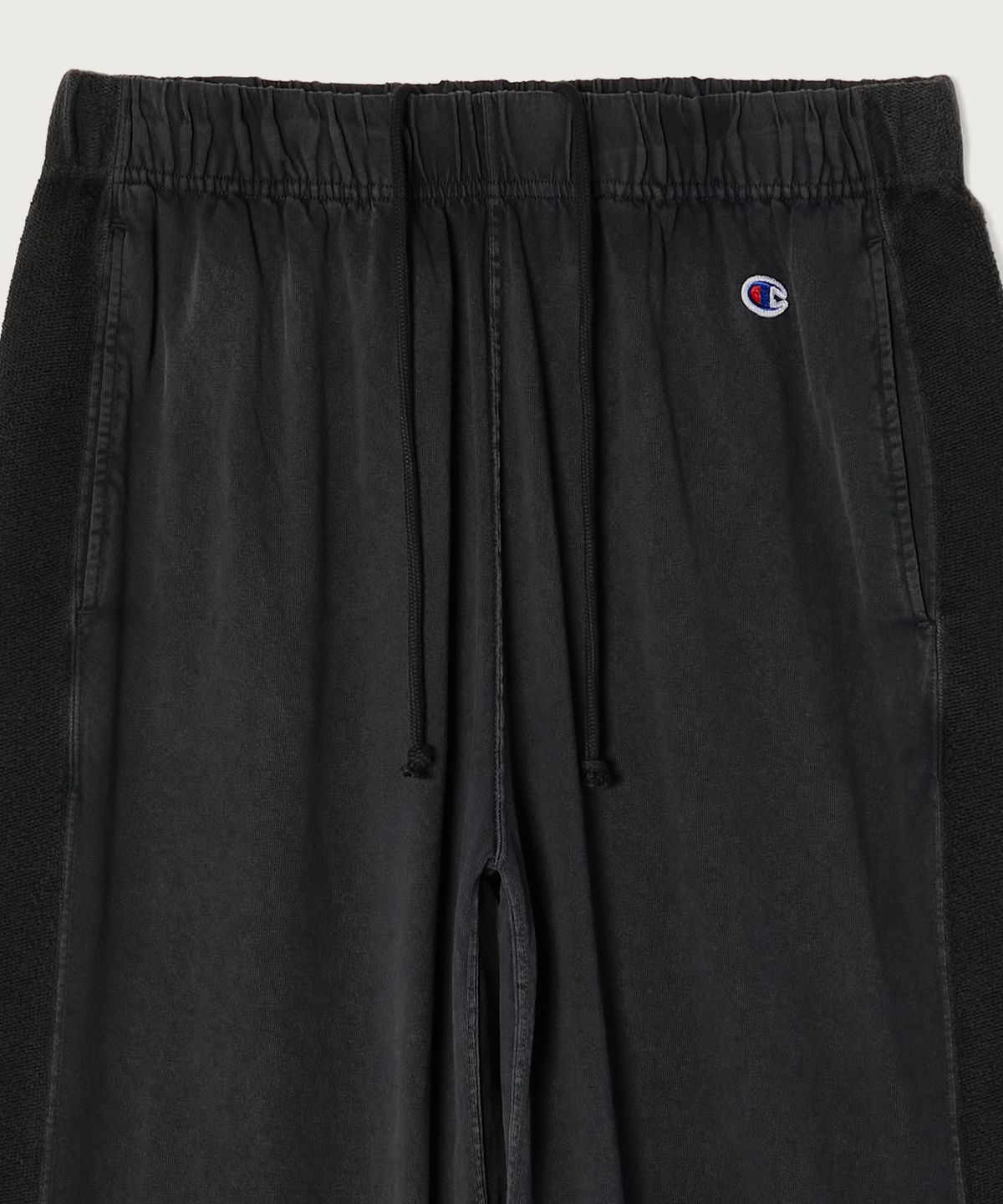 챔피온(CHAMPION) 챔피온 X 엔할리우드 사이드 테리 스웨트 팬츠 Off Black