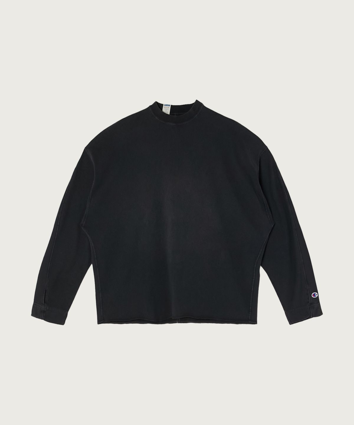챔피온(CHAMPION) 챔피온 X 엔할리우드 리버서블 롱슬리브 티셔츠 Off Black