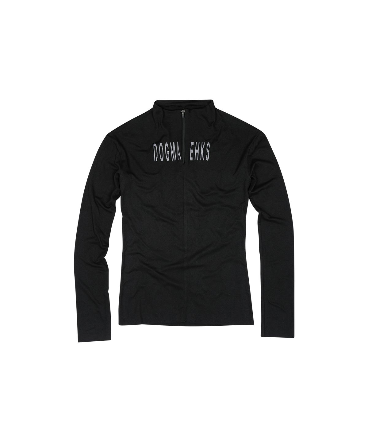 도그마 엑스(DOGMA EHKS) HALF ZIP-UP TOP BLACK