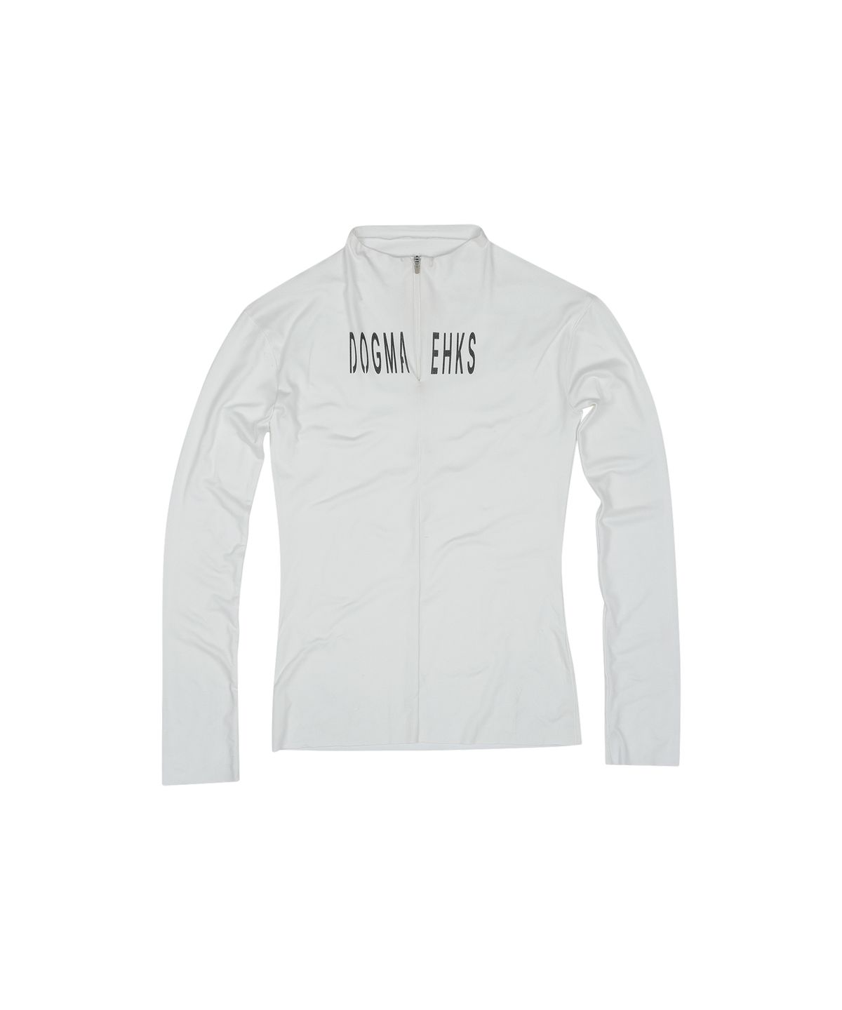 도그마 엑스(DOGMA EHKS) HALF ZIP-UP TOP WHITE
