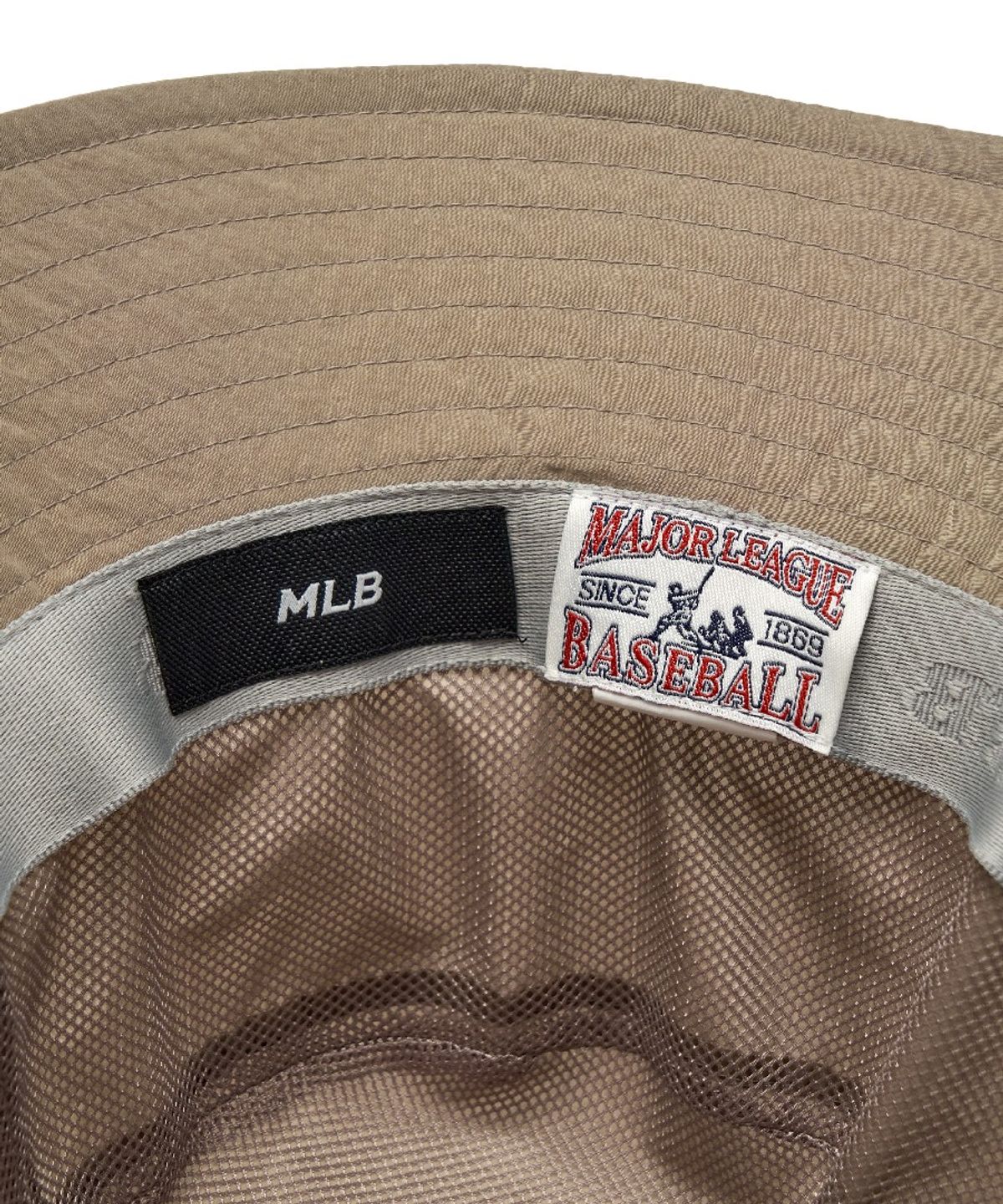 엠엘비(MLB) 고프코어 경량 나일론 사파리 버킷햇 BOS (D.Beige)