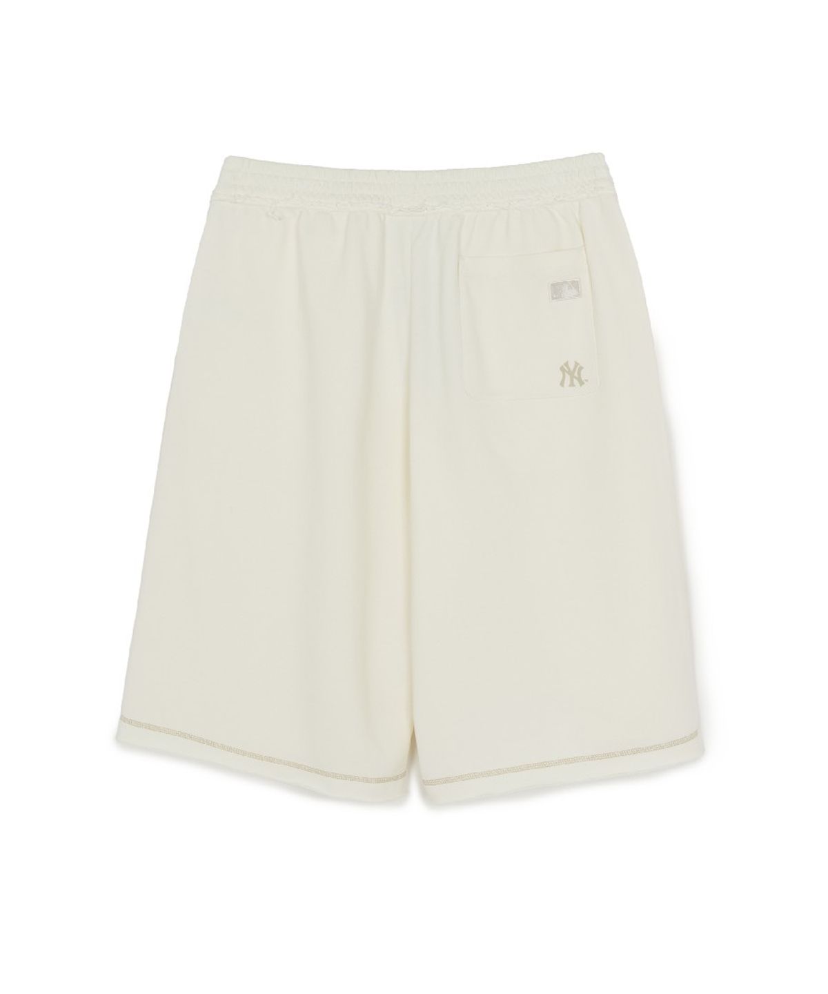 엠엘비(MLB) 베이직 빈티지 스티치 쿠퍼스 버뮤다 팬츠 NY (Cream)