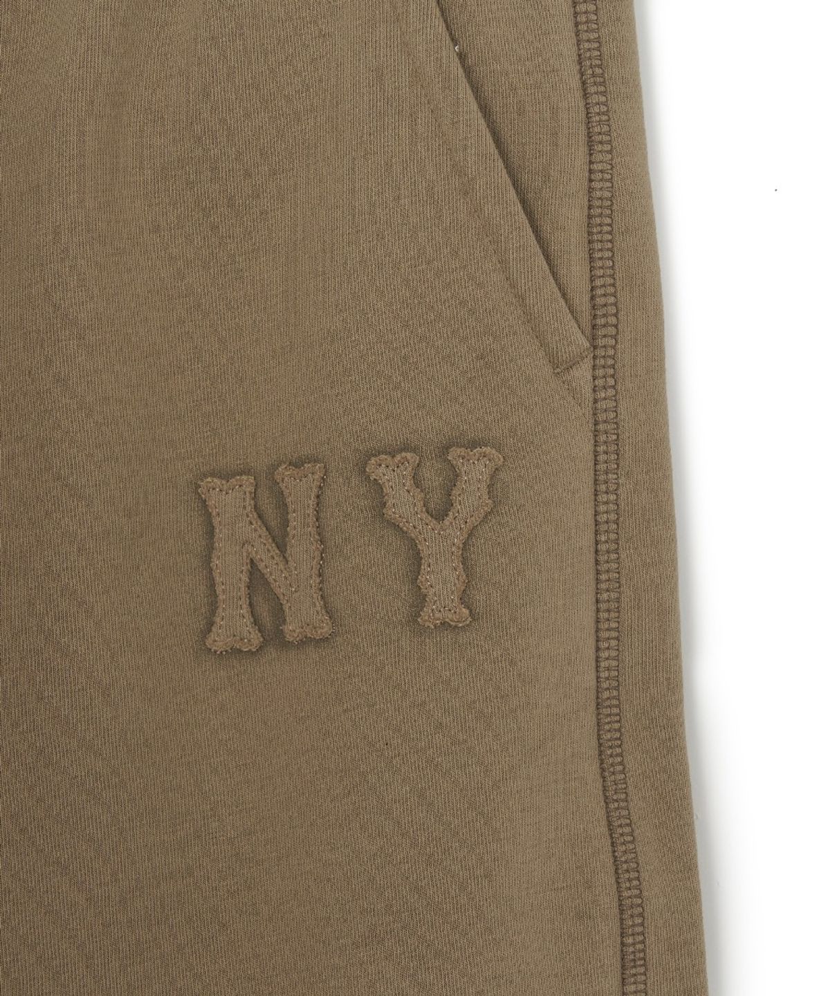 엠엘비(MLB) 베이직 빈티지 스티치 쿠퍼스 버뮤다 팬츠 NY (D.Beige)