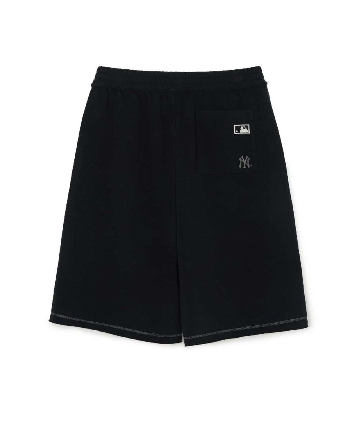 엠엘비(MLB) 베이직 빈티지 스티치 쿠퍼스 버뮤다 팬츠 NY (Black)