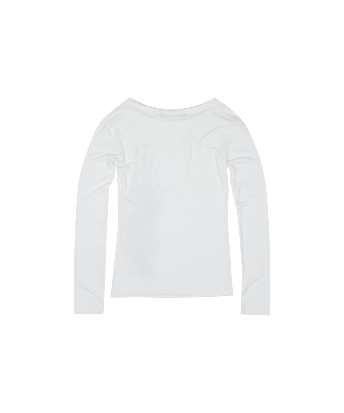 도그마 엑스(DOGMA EHKS) OFF SHOULDER SLIM T-SHIRT WHITE