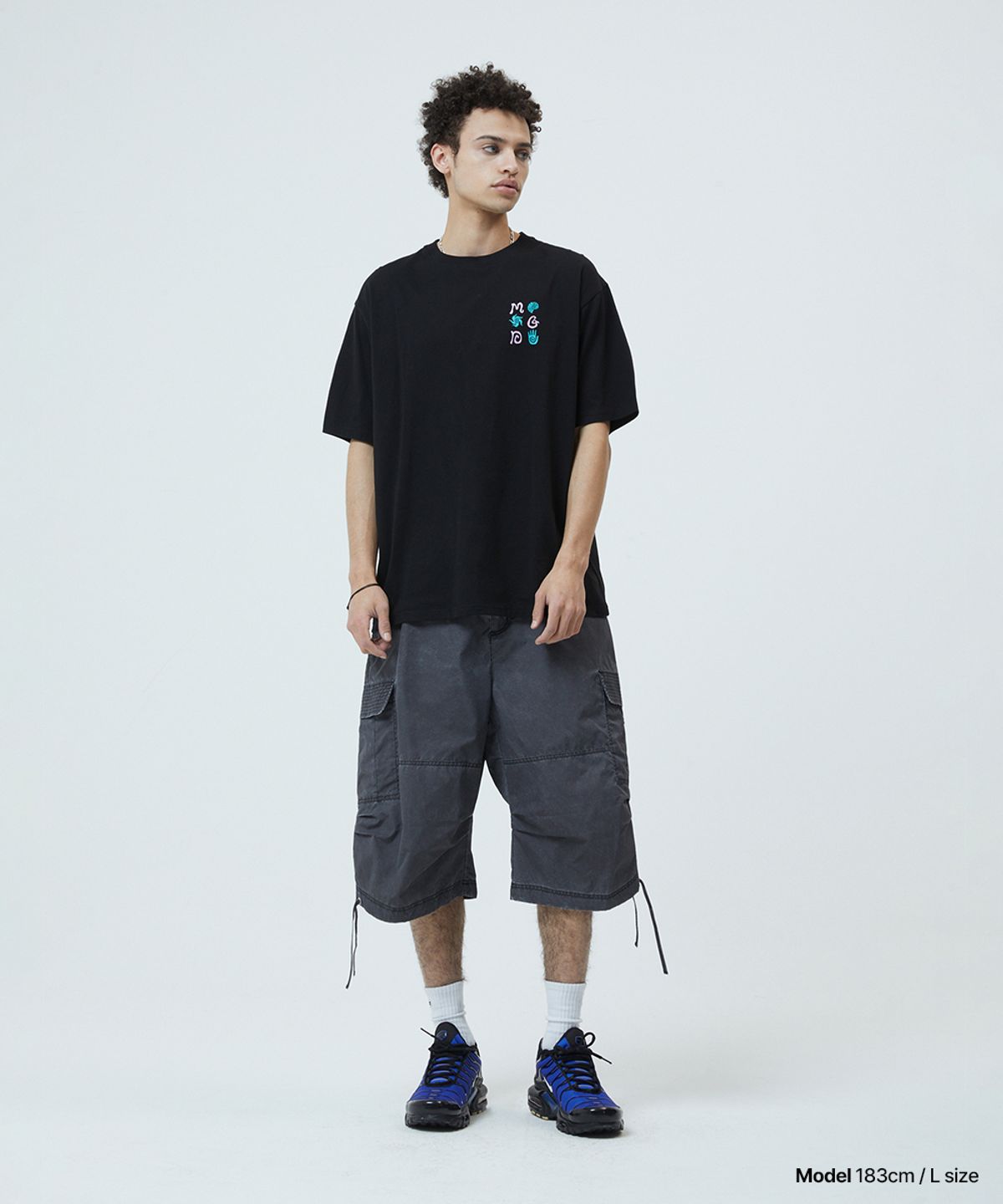 마하그리드(MAHAGRID) NYLON PARACHUTE SHORT CHARCOAL(MG2GMMPA60A)