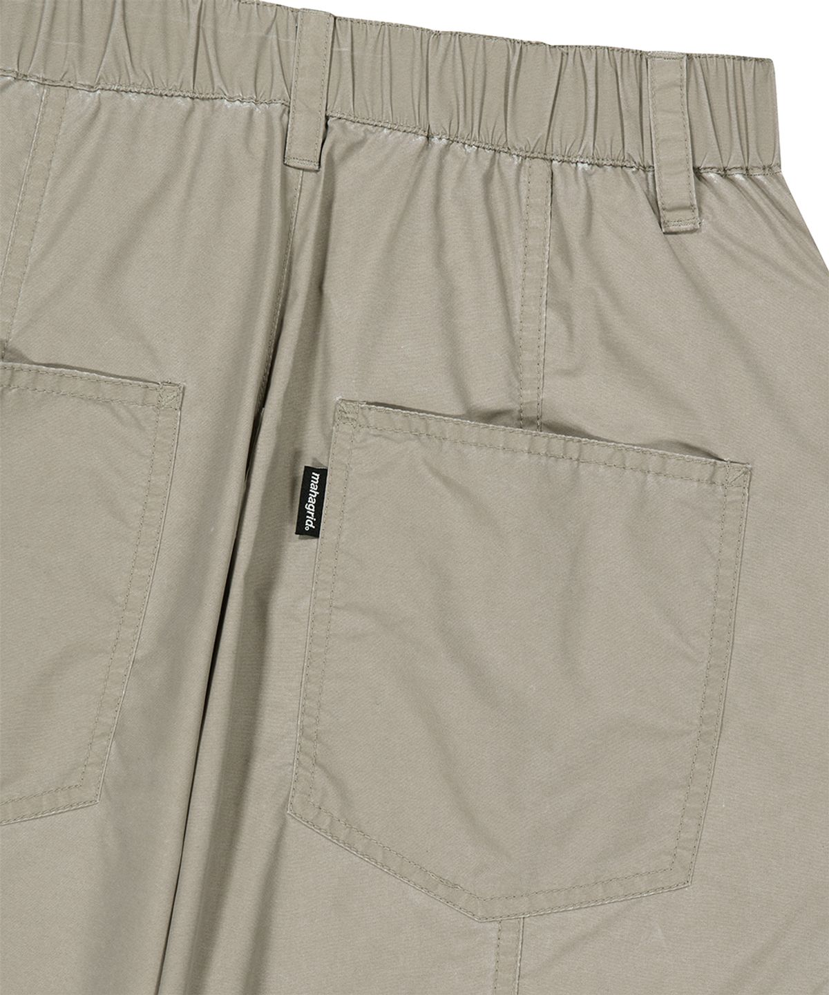 마하그리드(MAHAGRID) NYLON PARACHUTE SHORT BEIGE(MG2GMMPA60A)