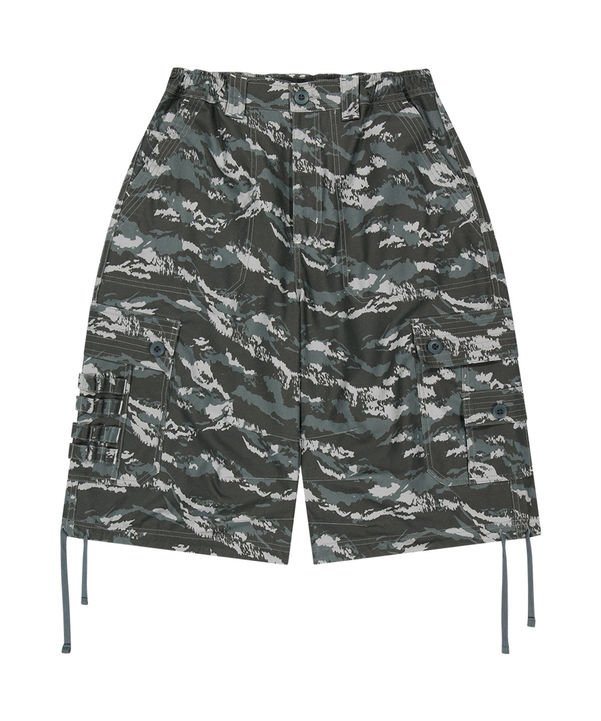 마하그리드(MAHAGRID) UTILITY CARGO CAMO SHORTS CHARCOAL(MG2GMMPA61A)