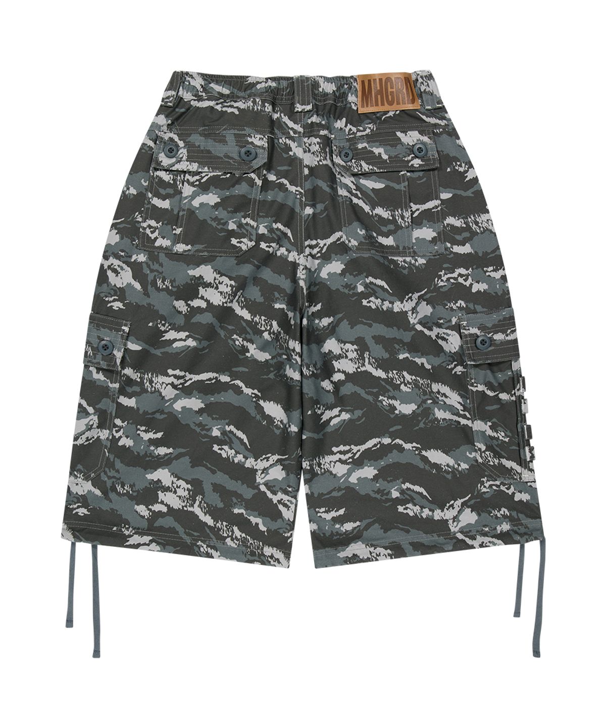 마하그리드(MAHAGRID) UTILITY CARGO CAMO SHORTS CHARCOAL(MG2GMMPA61A)