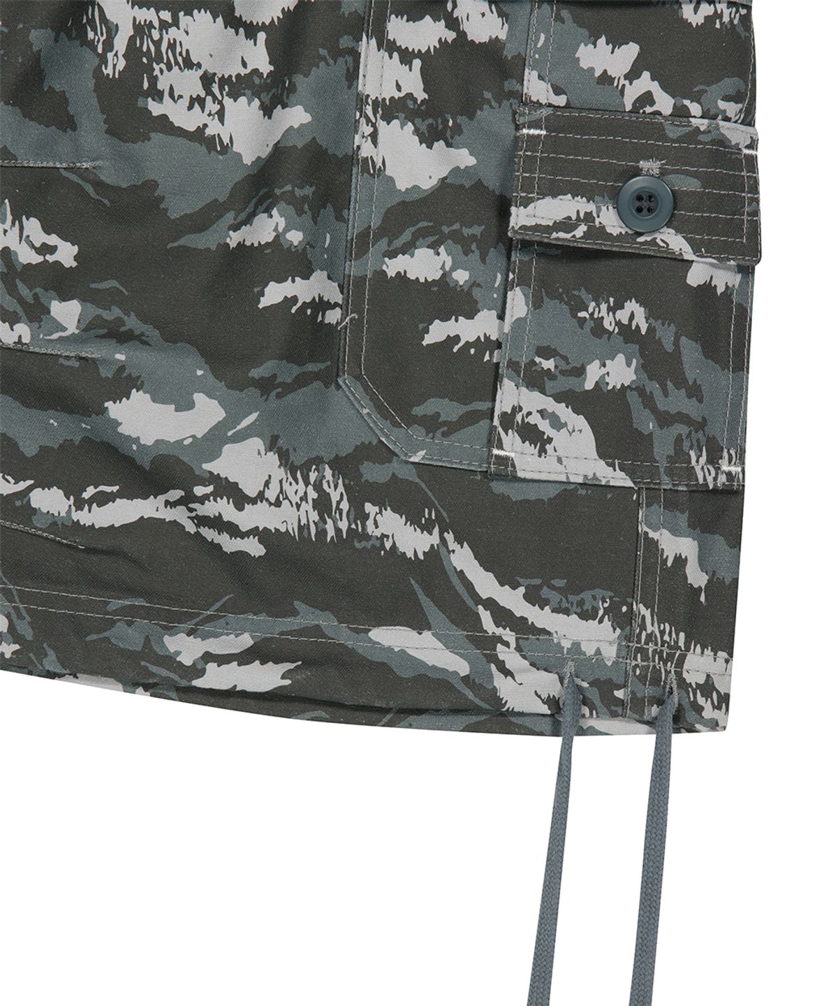 마하그리드(MAHAGRID) UTILITY CARGO CAMO SHORTS CHARCOAL(MG2GMMPA61A)