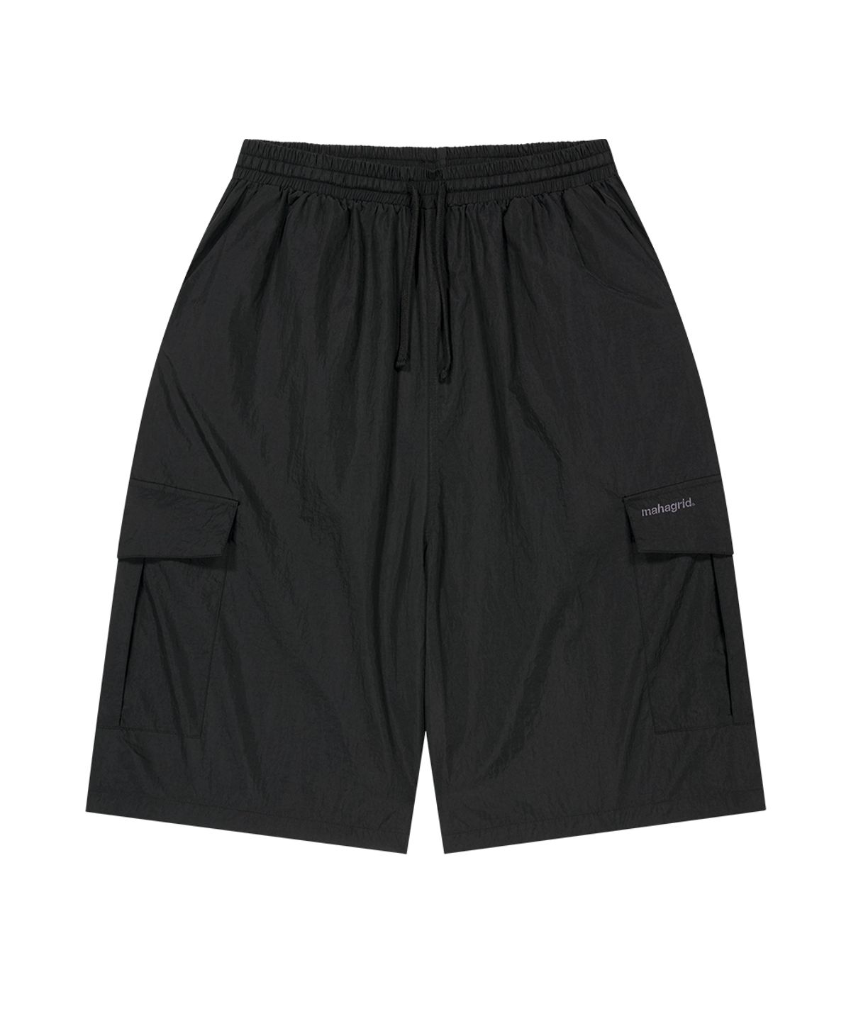 마하그리드(MAHAGRID) NYLON BERMUDA CARGO SHORT BLACK(MG2GMMPA63A)