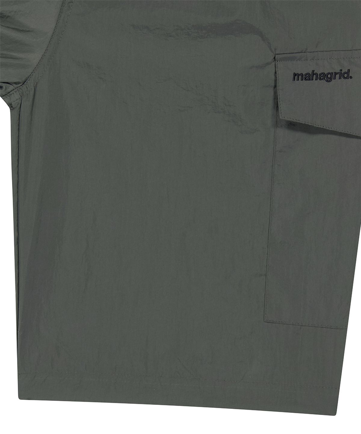 마하그리드(MAHAGRID) NYLON BERMUDA CARGO SHORT CHARCOAL(MG2GMMPA63A)