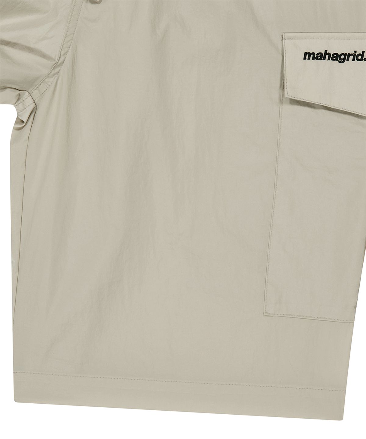 마하그리드(MAHAGRID) NYLON BERMUDA CARGO SHORT BEIGE(MG2GMMPA65A)
