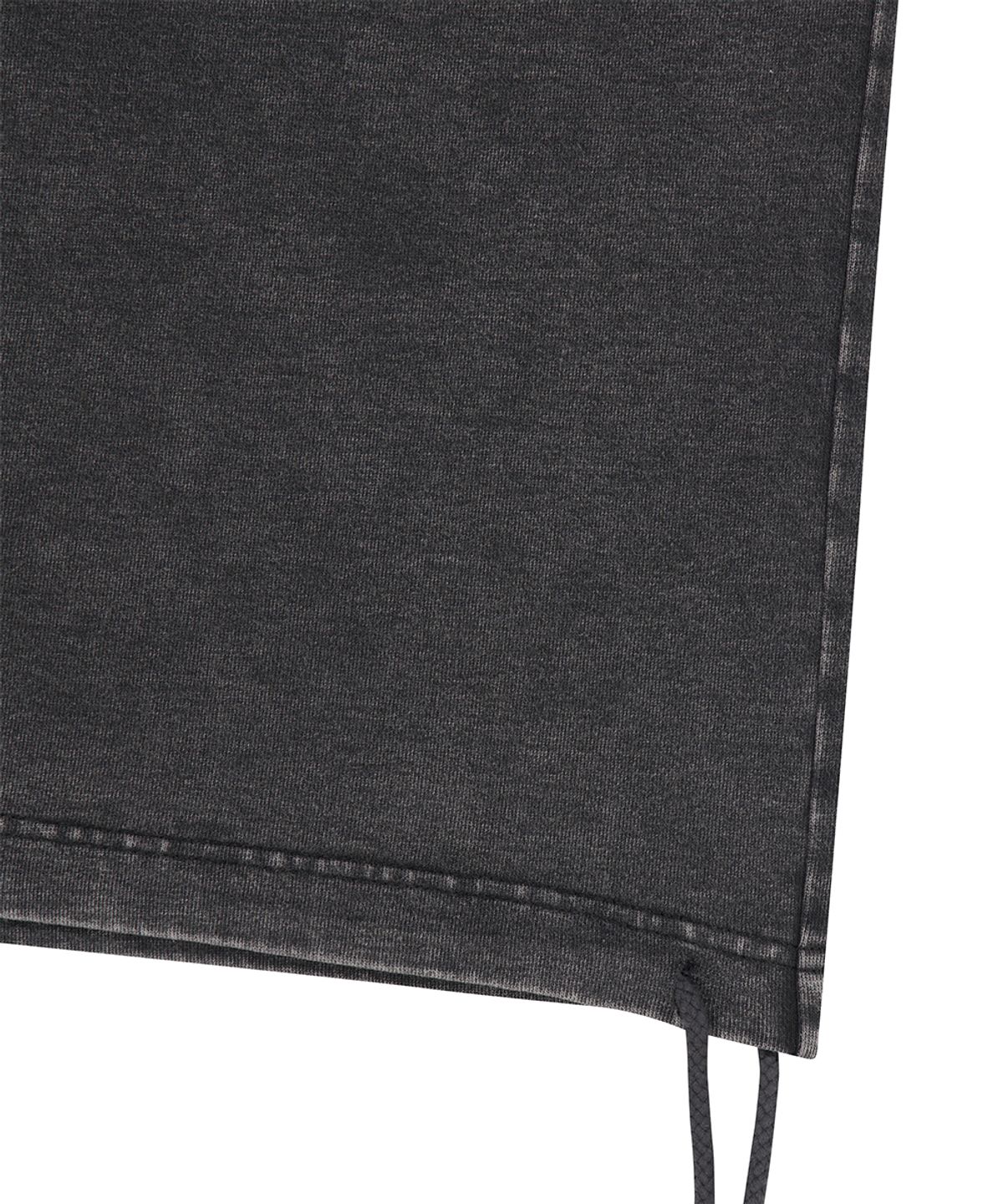 마하그리드(MAHAGRID) WASHED CUT OFF APPLIQUE SWEAT SHORTS BLACK(MG2GMMPA07A)