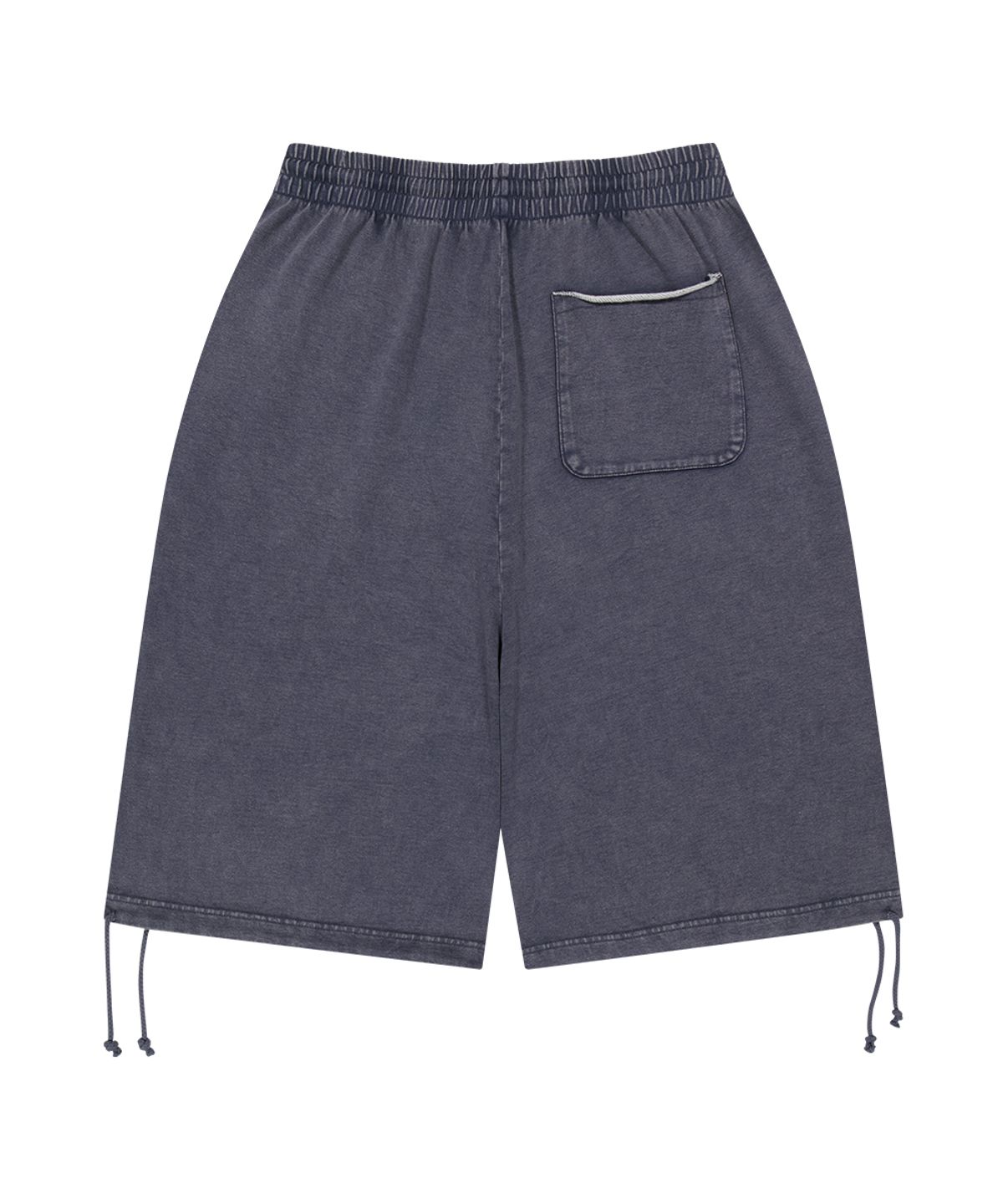 마하그리드(MAHAGRID) WASHED CUT OFF APPLIQUE SWEAT SHORTS NAVY(MG2GMMPA07A)