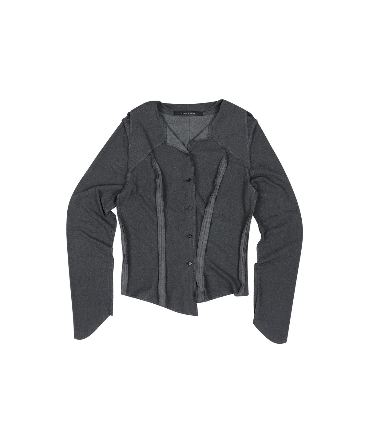 도그마 엑스(DOGMA EHKS) DECONSTRUCTED SHIRTS DARK GREY