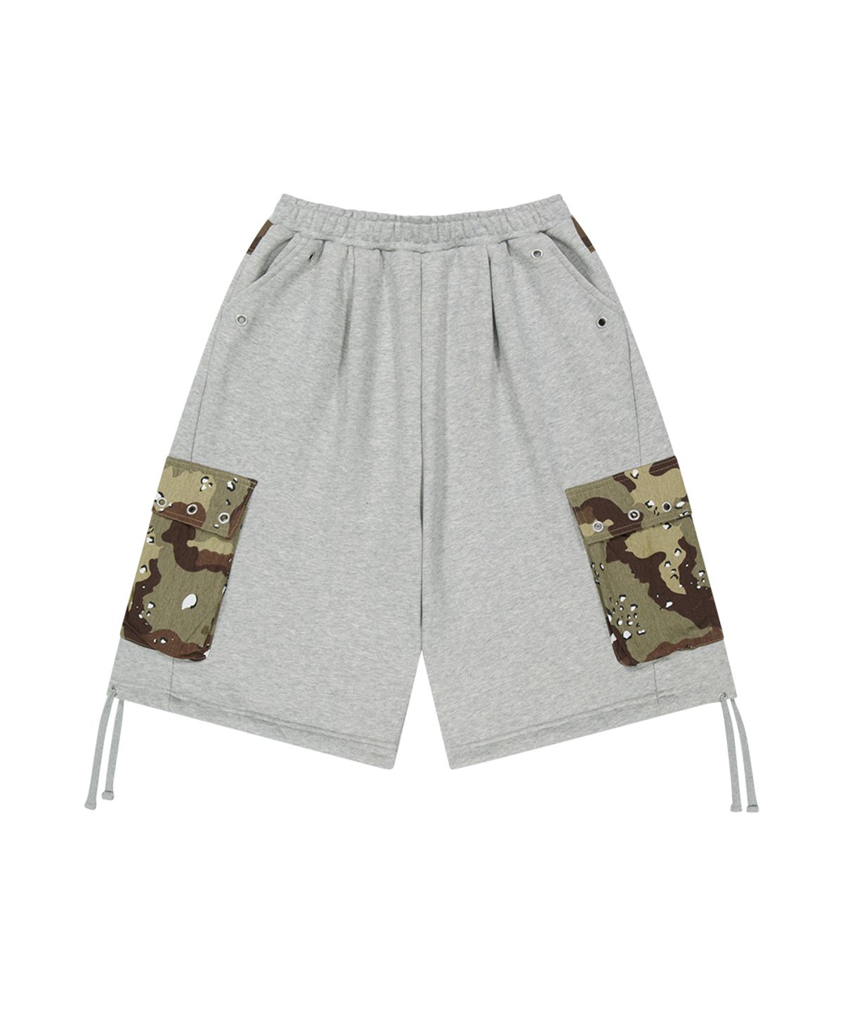 마하그리드(MAHAGRID) BERMUDA CAMO CARGO SWEATSHORT GREY(MG2GMMPA08A)
