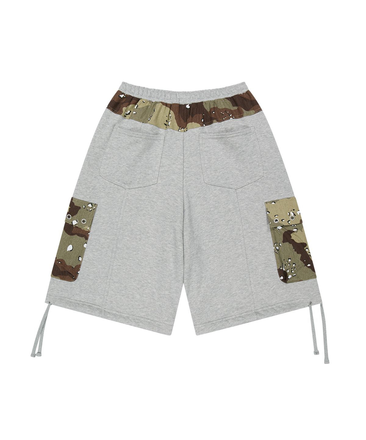 마하그리드(MAHAGRID) BERMUDA CAMO CARGO SWEATSHORT GREY(MG2GMMPA08A)