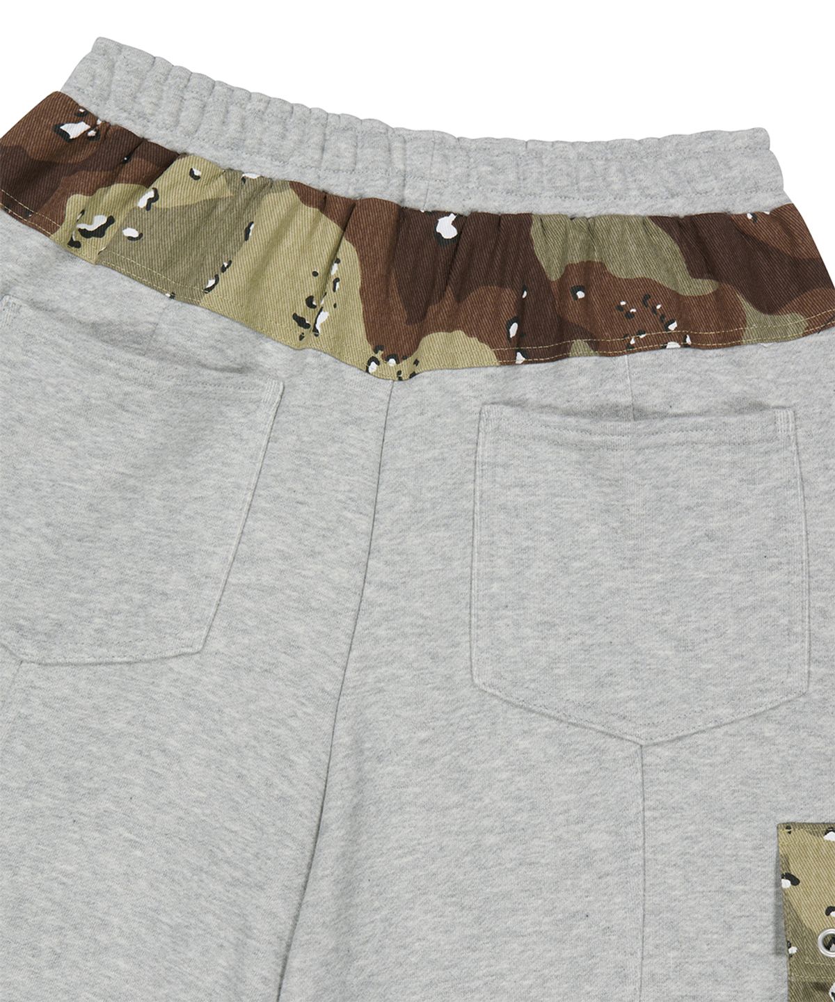 마하그리드(MAHAGRID) BERMUDA CAMO CARGO SWEATSHORT GREY(MG2GMMPA08A)
