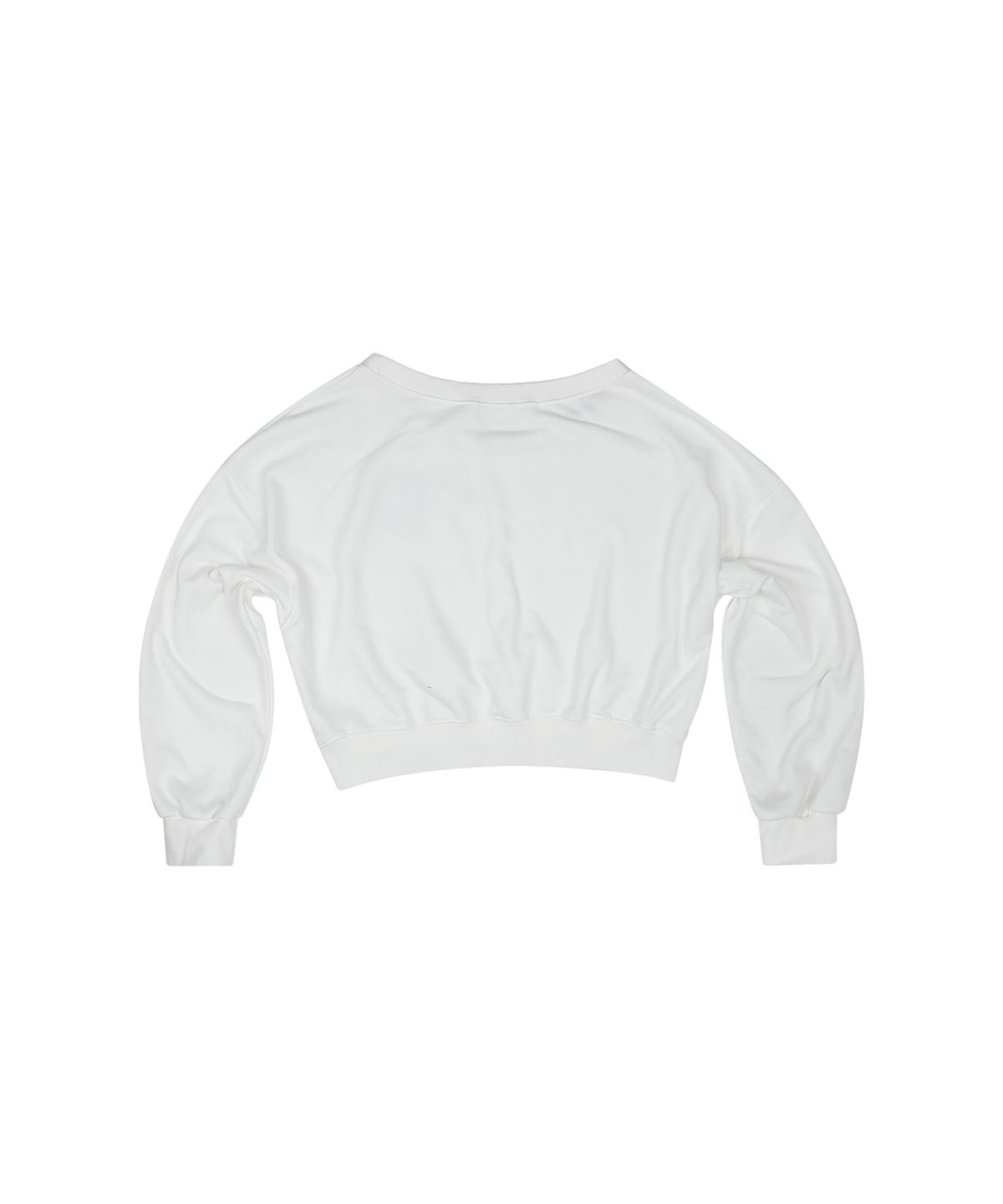 도그마 엑스(DOGMA EHKS) OFF SHOULDER SWEAT SHIRT WHITE